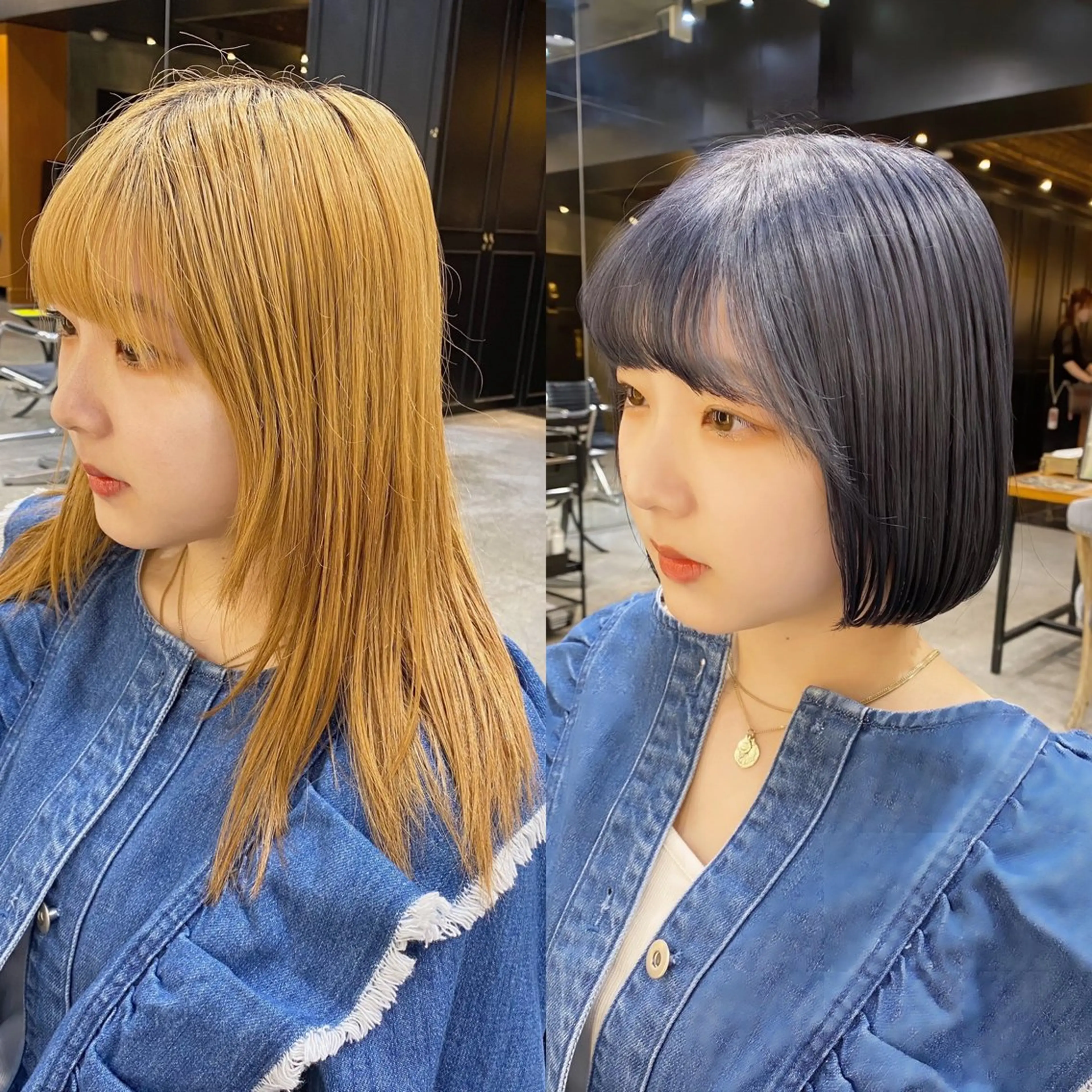 ショート カラー ブリーチ ブルーカラー ケアブリーチ ボブ Ms.CHARM所属・透明感カラー🌿 グレージュ🐺陽介のヘアスタイル