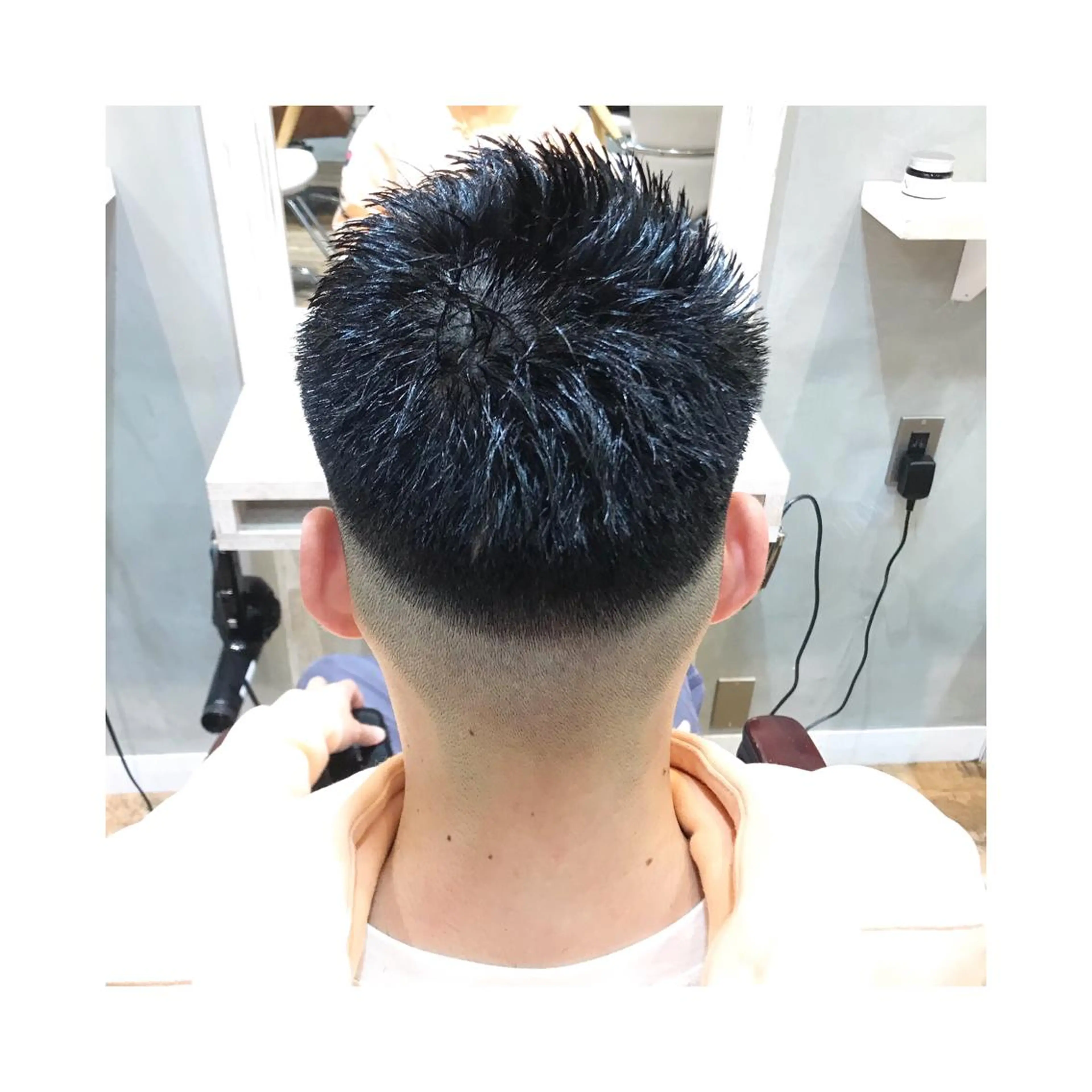 ショート メンズ 及川シゲル 髪質改善講師のヘアスタイル