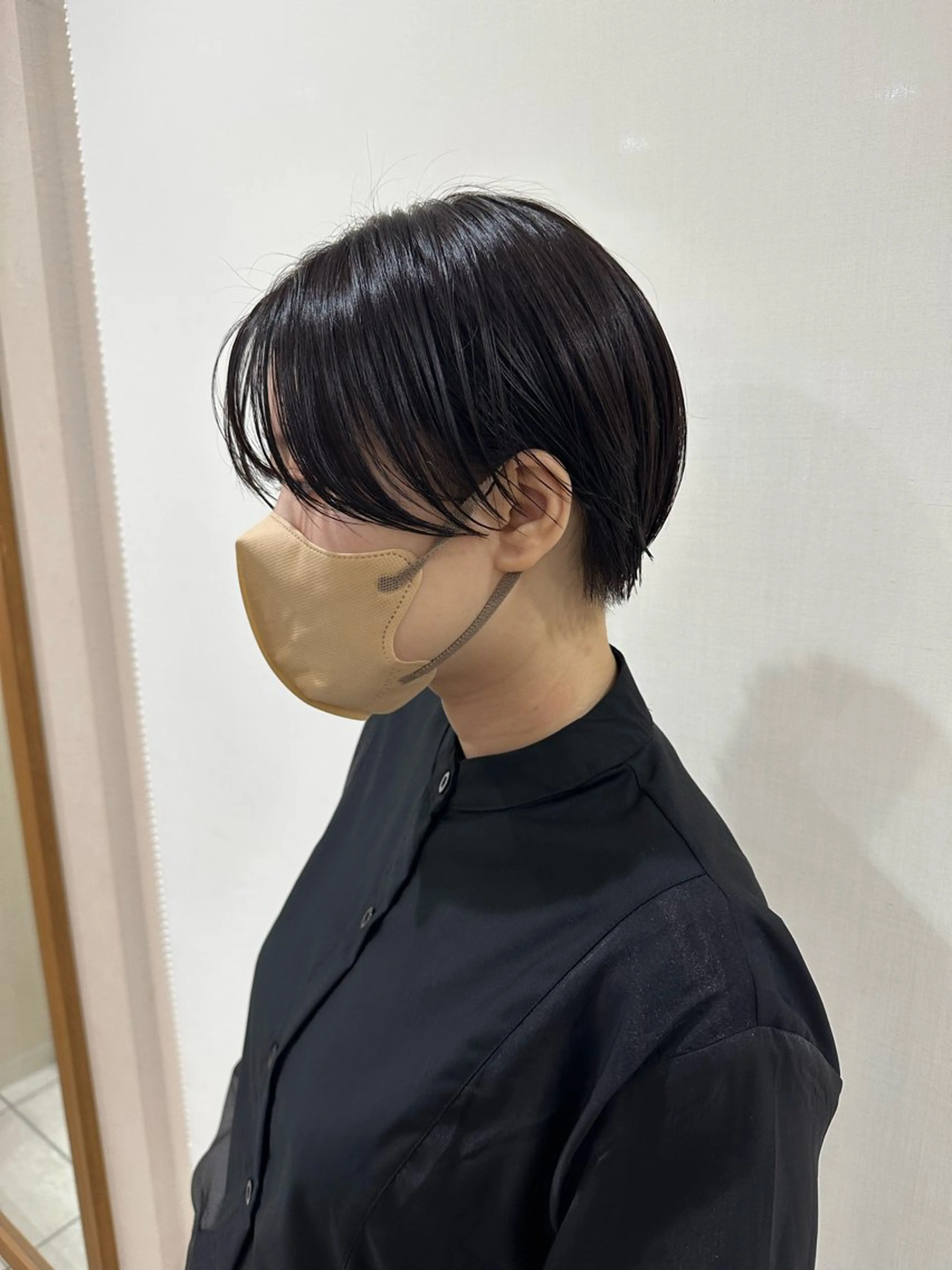 ショート カラー ハンサムショート ショートヘア 小顔カット 巻けるケア縮毛矯正✨ ケアカラー✨山下のヘアスタイル