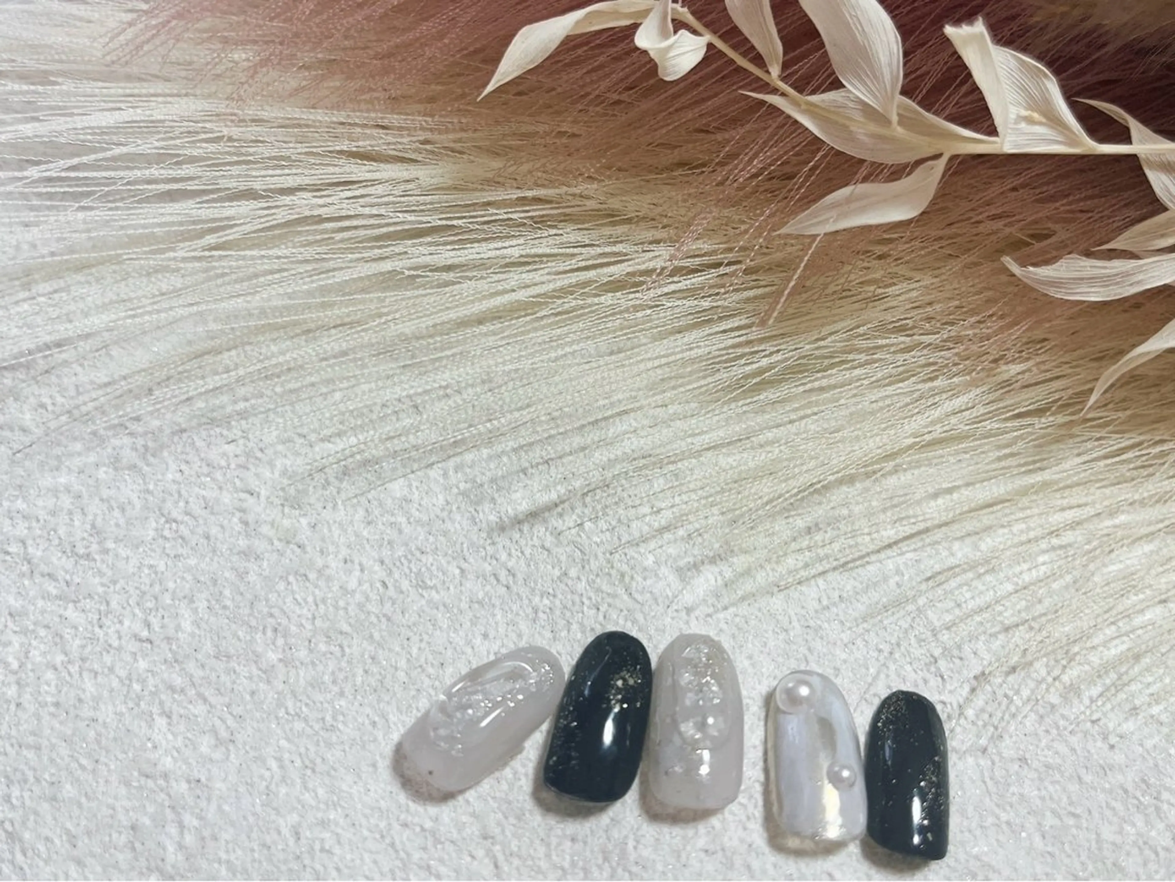 ネイル ジェルネイル メンズネイル パラジェル 春ネイル ワンホンネイル kiki nail たまプラーザのネイルデザイン