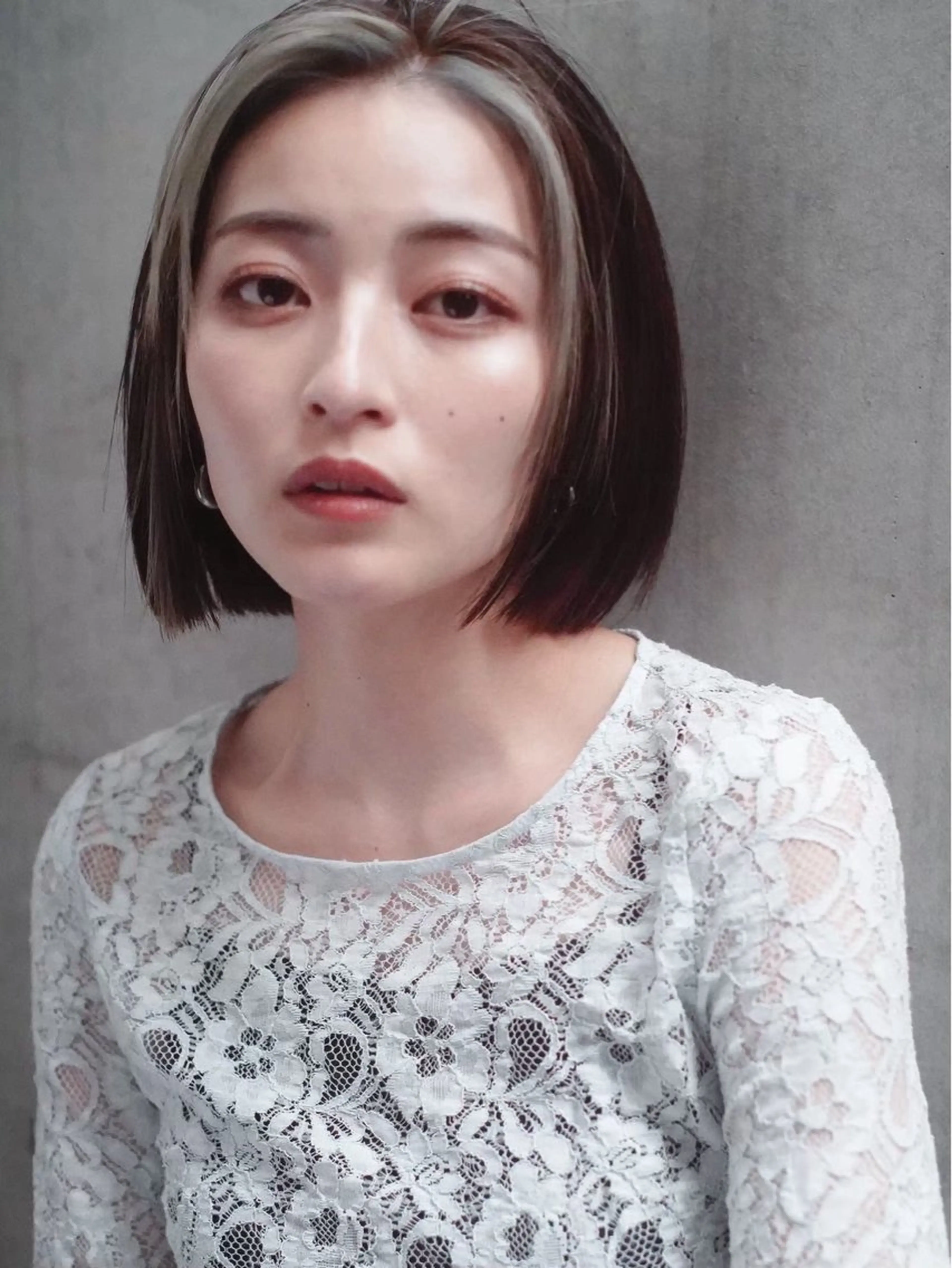 ロング カラー ショートボブ ブリーチ ダブルカラー イルミナカラー ブリーチなしカラー カット ヘアカラー トリートメント opus 店長大和 レイヤー/赤み消しのヘアスタイル