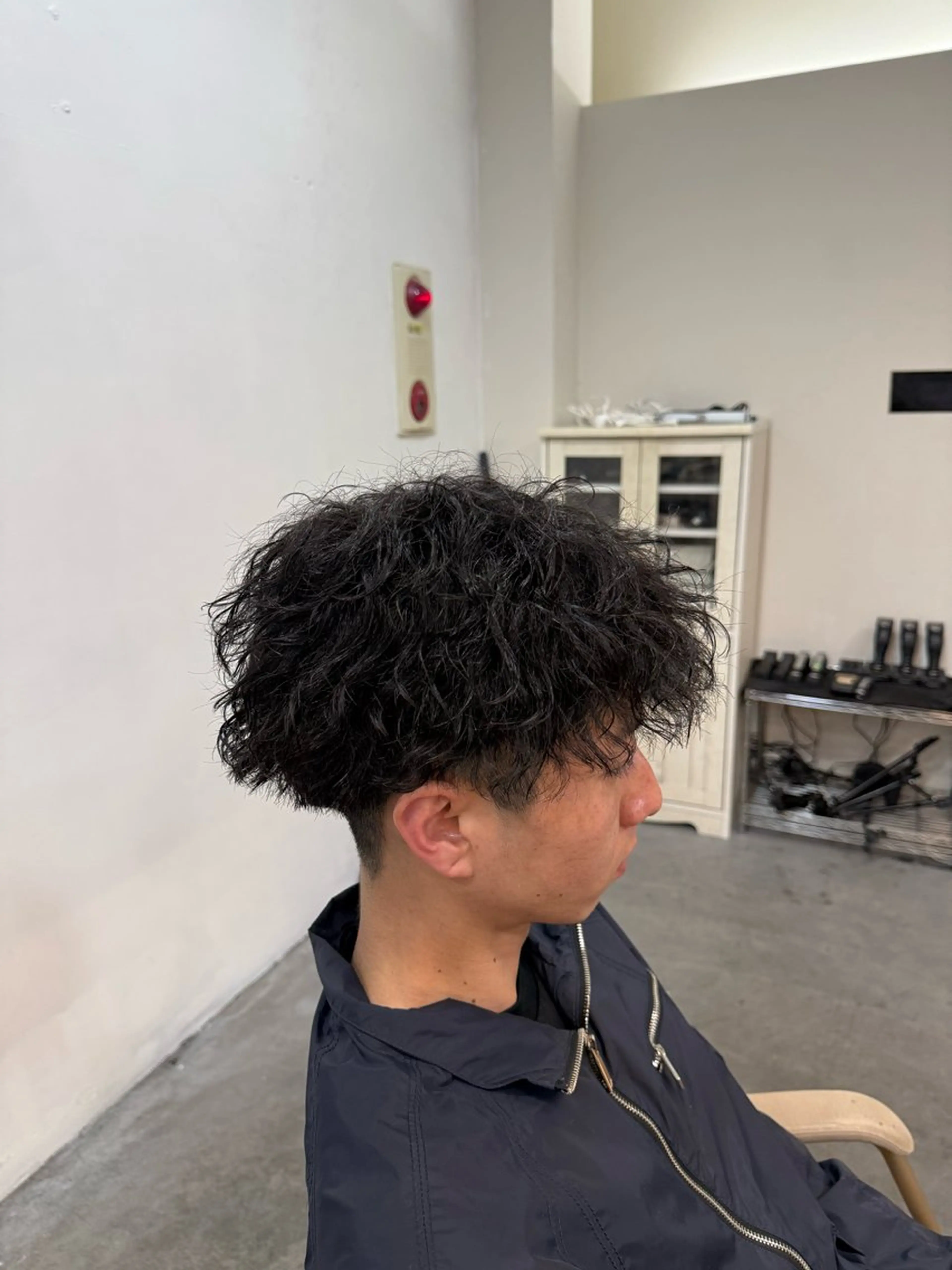 パーマ メンズ カット パーマ Men's BIRTH by happiness 梅田中崎町店所属・RISA/大阪 /メンズ専門美容師のヘアスタイル