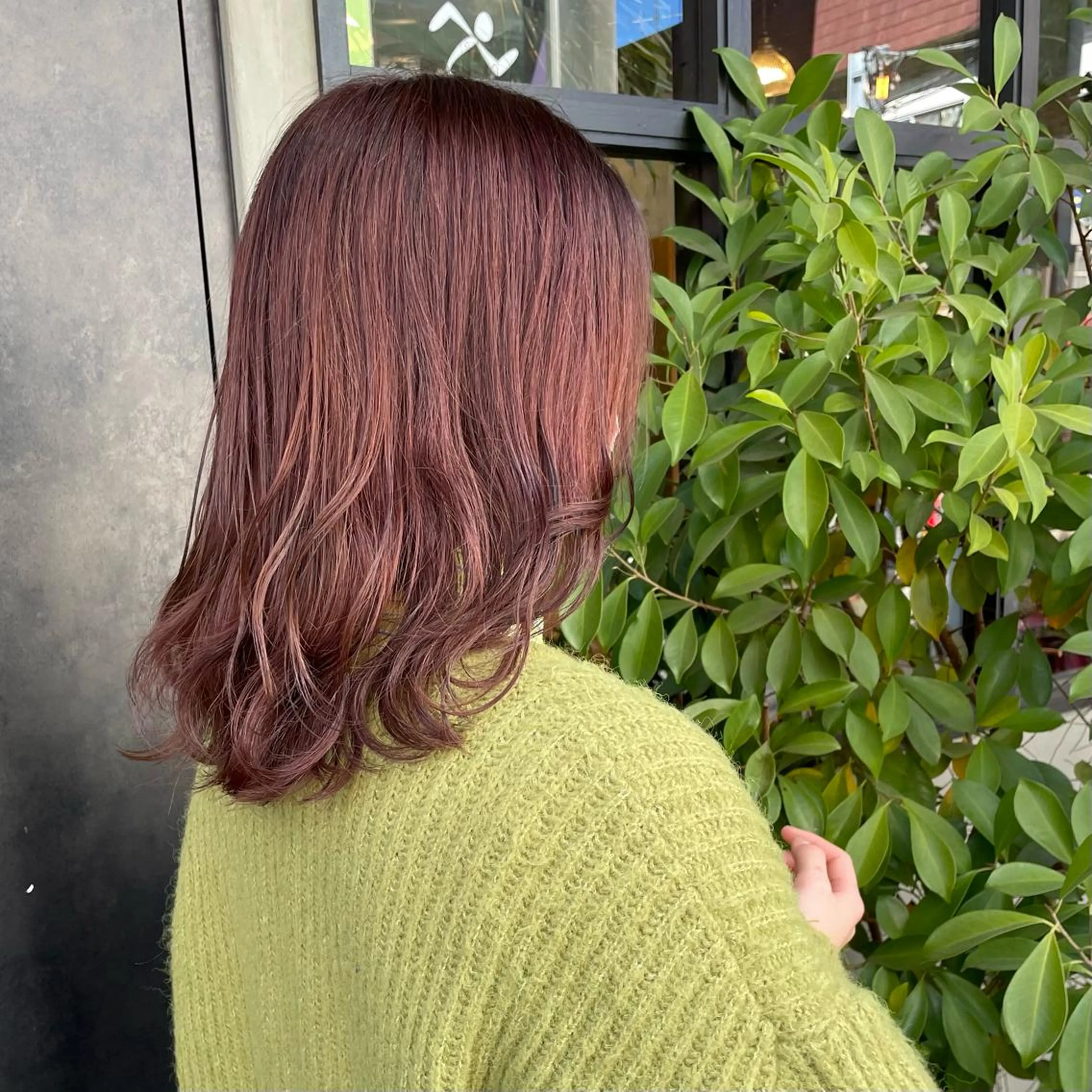 カラー ブラウンカラー ピンクカラー ヘアカラー トリートメント ヘアセット 竹内 春奈のヘアスタイル