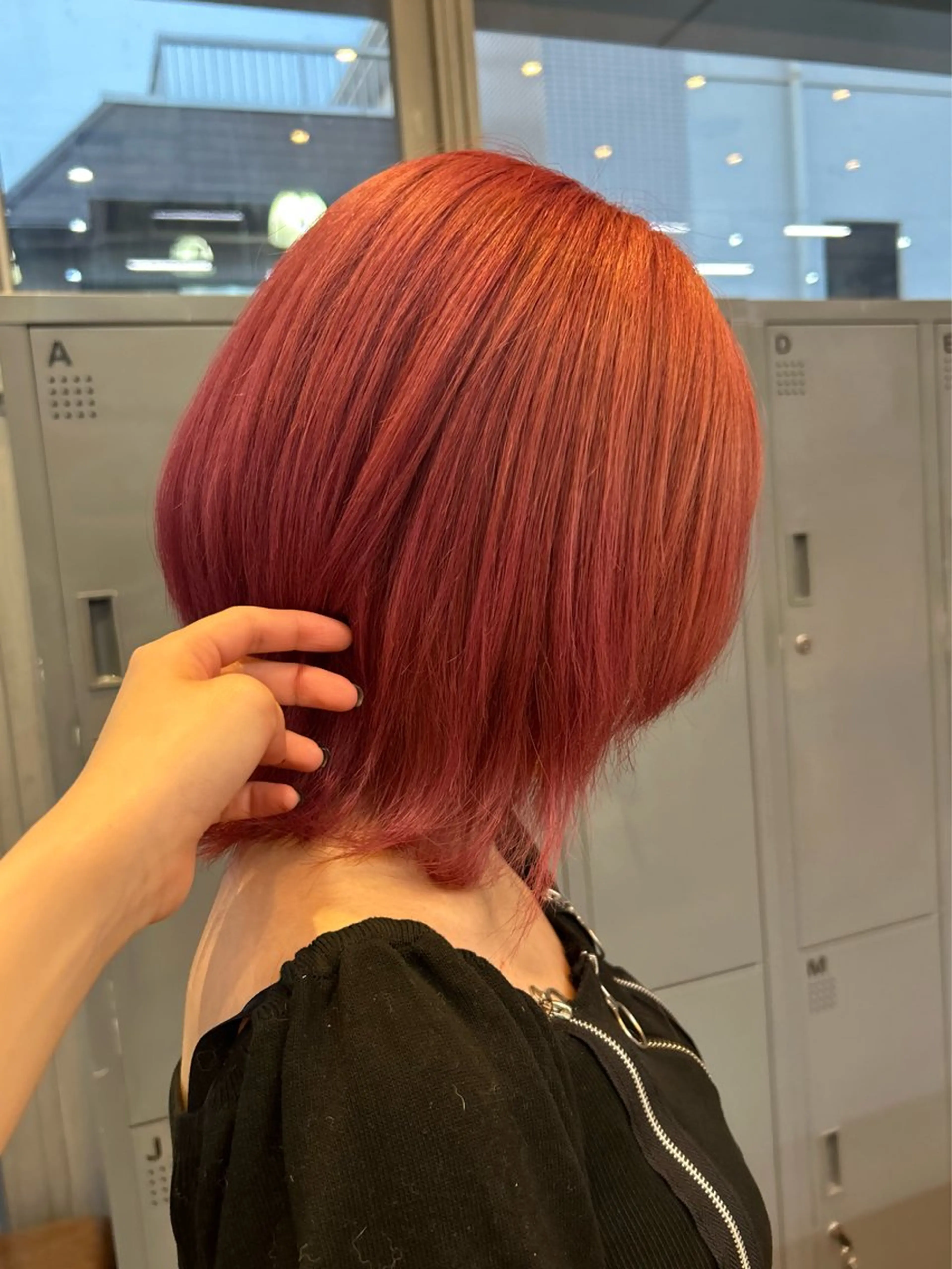 カラー ピンクカラー レッドカラー ヘアカラー トリートメント 🎀艶ハイトーン特化 セナ🎀のヘアスタイル