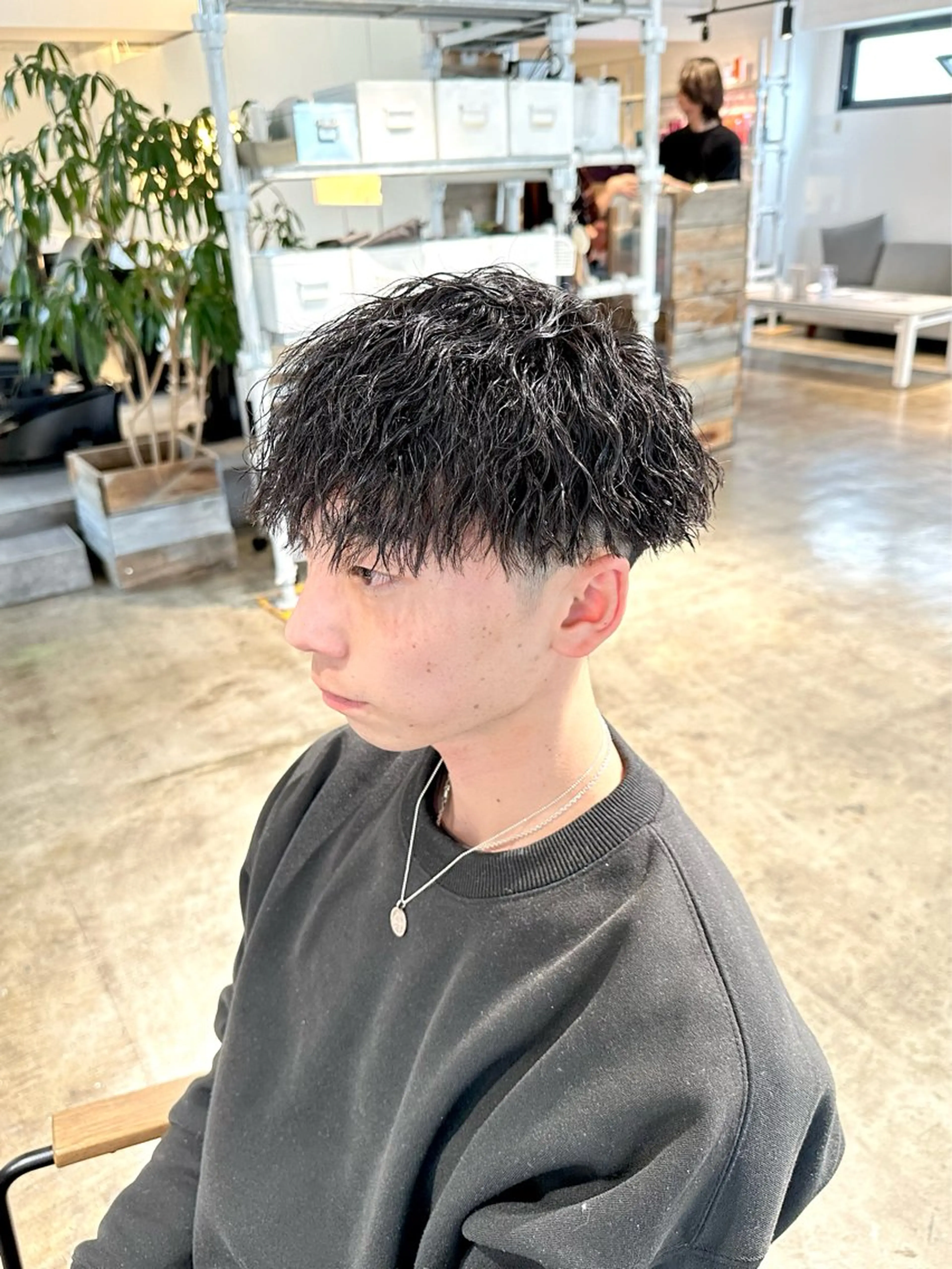 メンズ マッシュ メンズパーマ メンズツイストパーマ ツイストパーマ カット ヘアカラー パーマ トリートメント 骨格補正施術/メンズ 専門美容師/YUYAのヘアスタイル