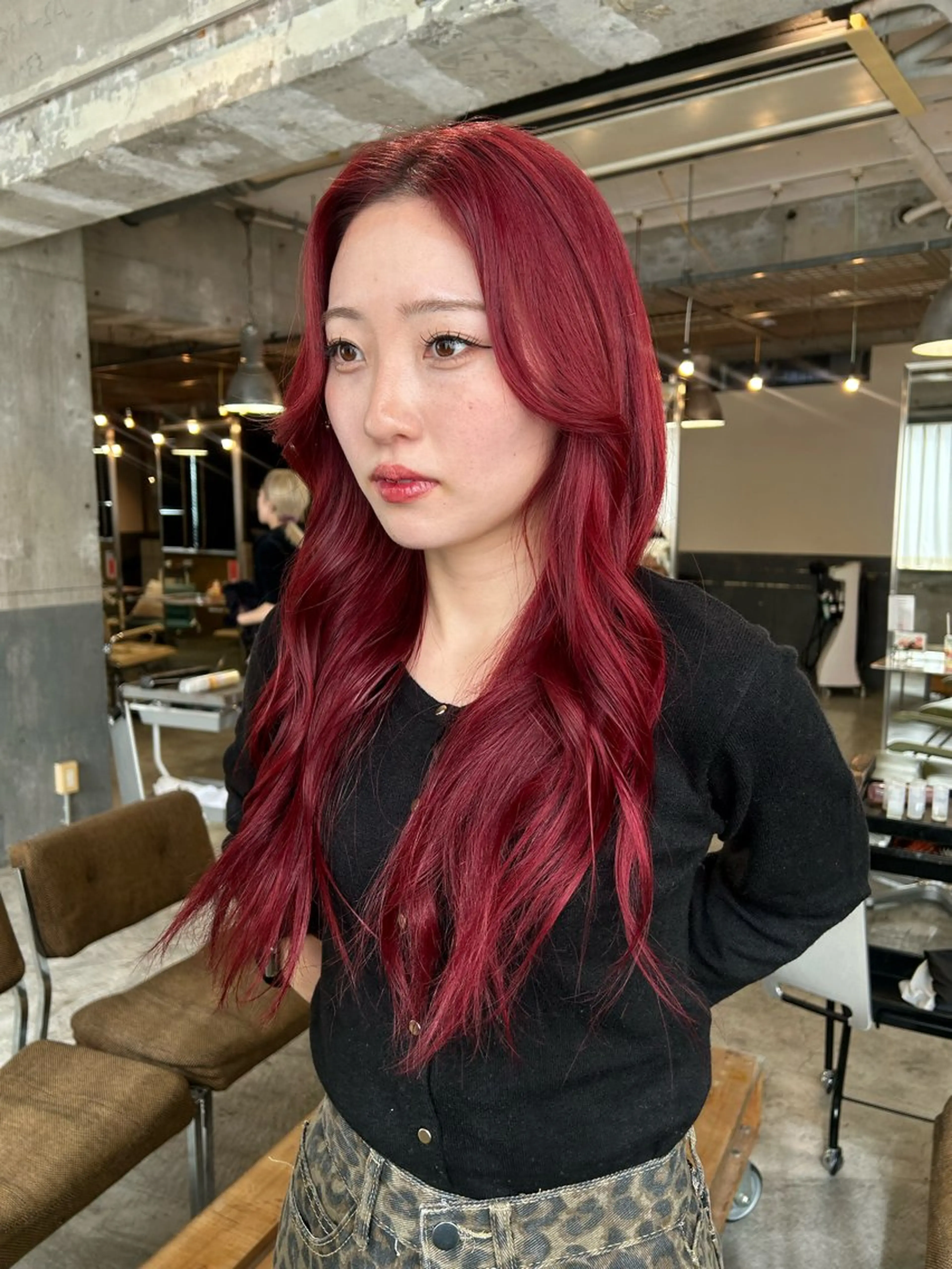 ロング カラー ブリーチ カット ヘアカラー ショートカット募集中 /NAGISAのヘアスタイル