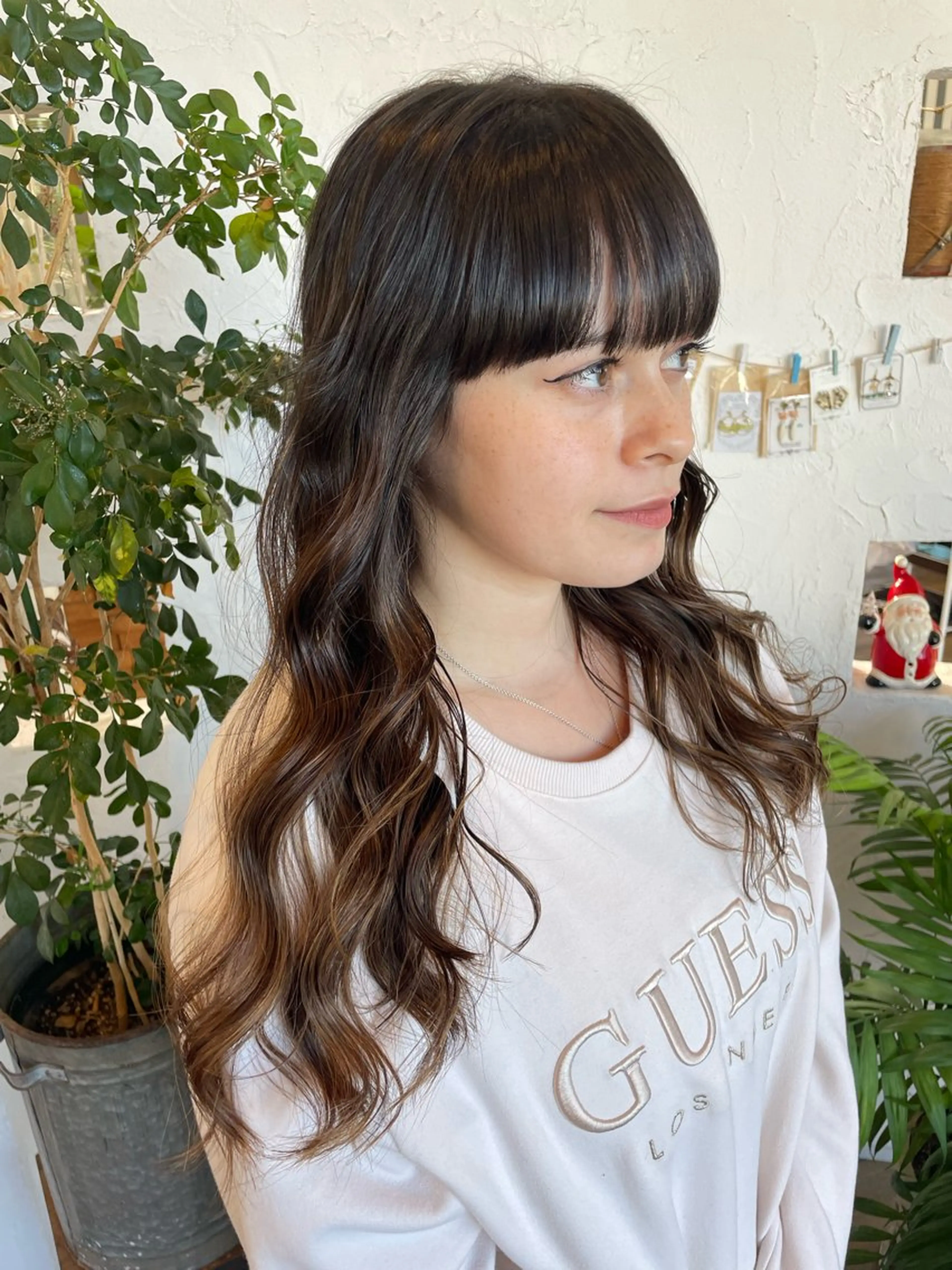 ロング カラー ハイライトカラー ハイライト ヘアカラー 🌸小掛🌸 豊橋外国人風カラーのヘアスタイル