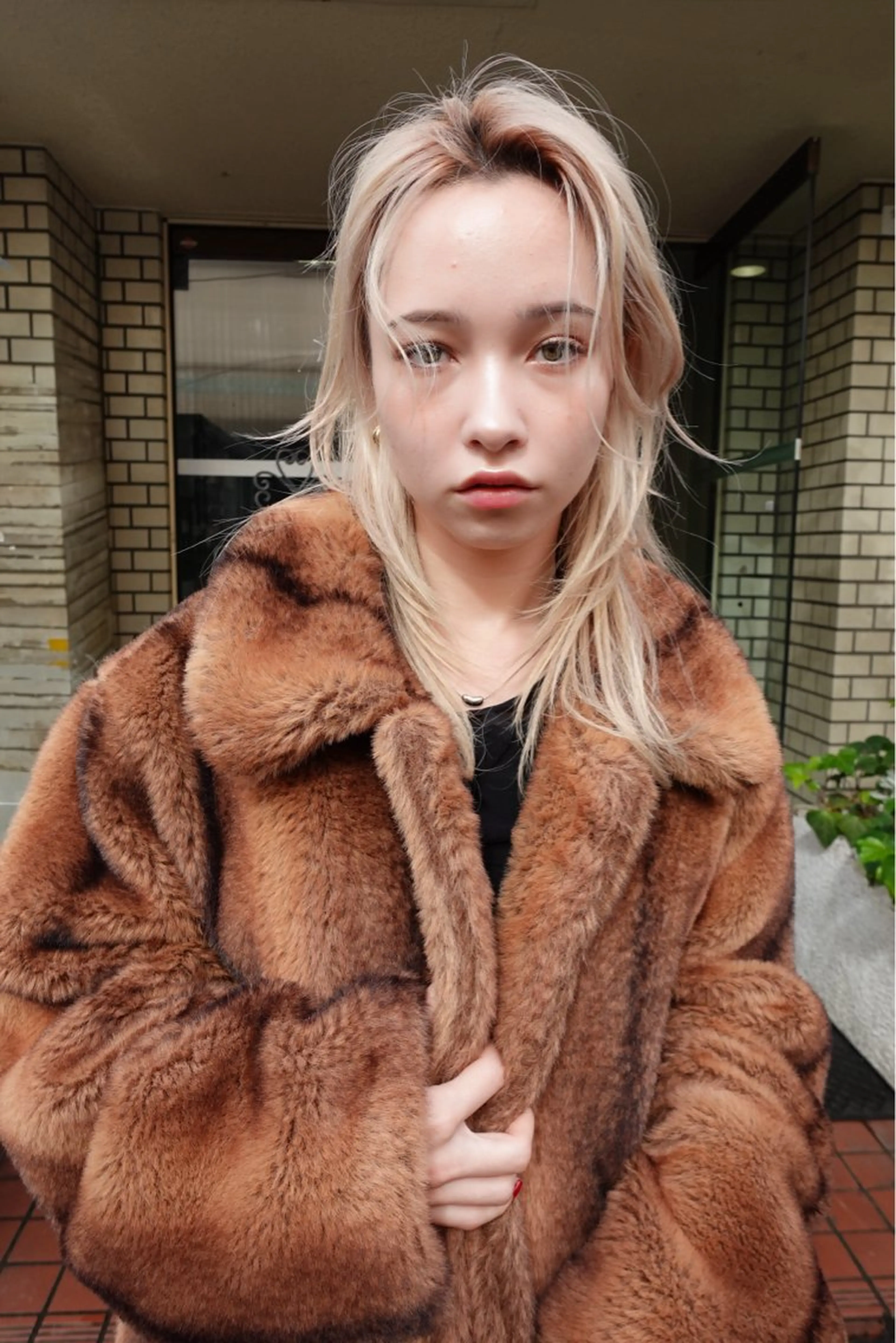 ミディアム ヘアカラー トリートメント LUCCI所属・udaハイトーン /ボブ/レイヤーのヘアスタイル