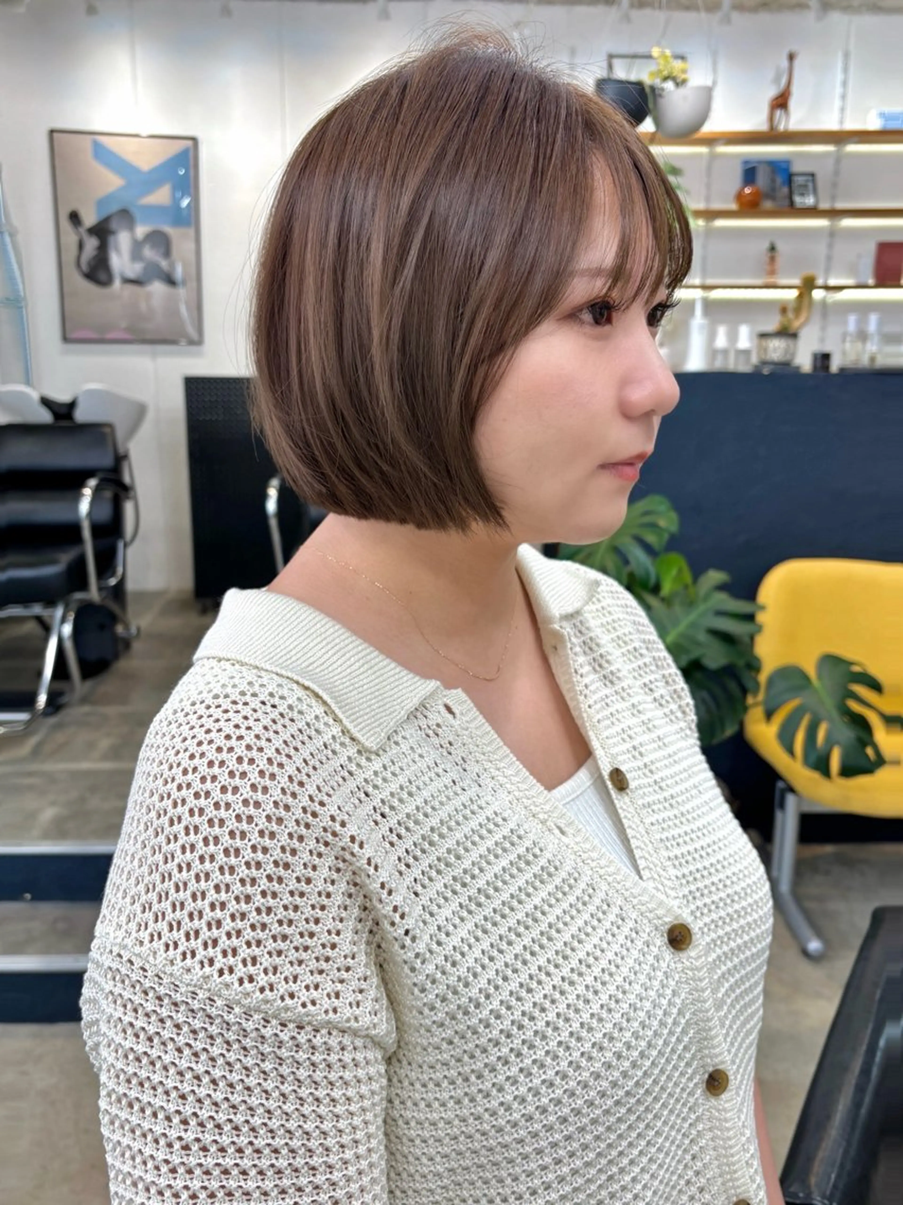 【学割U24クーポン】似合わせカット+カラー 🍑カットとカラーでスタイルチェンジ🍑の写真