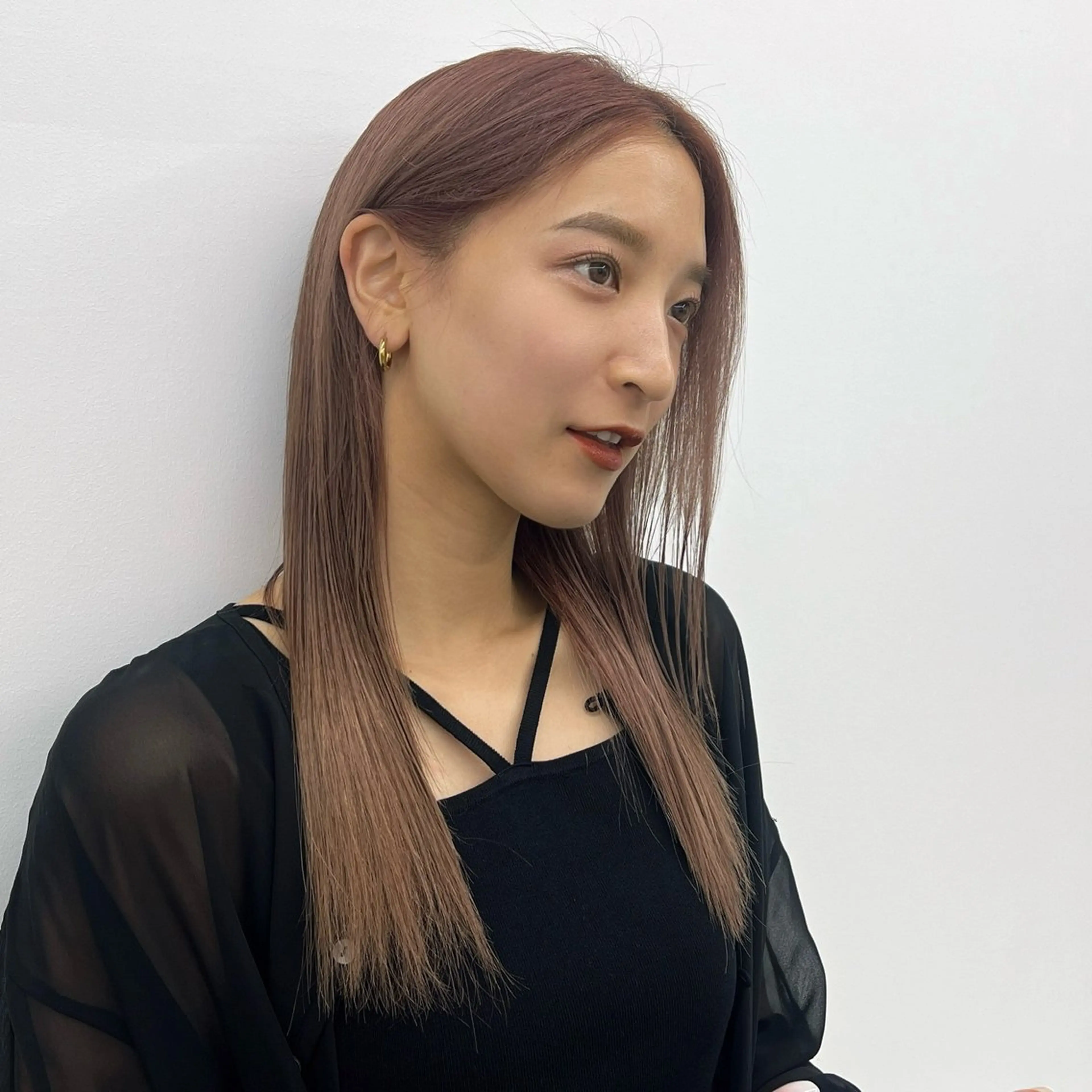 セミロング カラー カット ヘアカラー トリートメント 赤みゼロ/透明感 カラー🌿KANTAのヘアスタイル