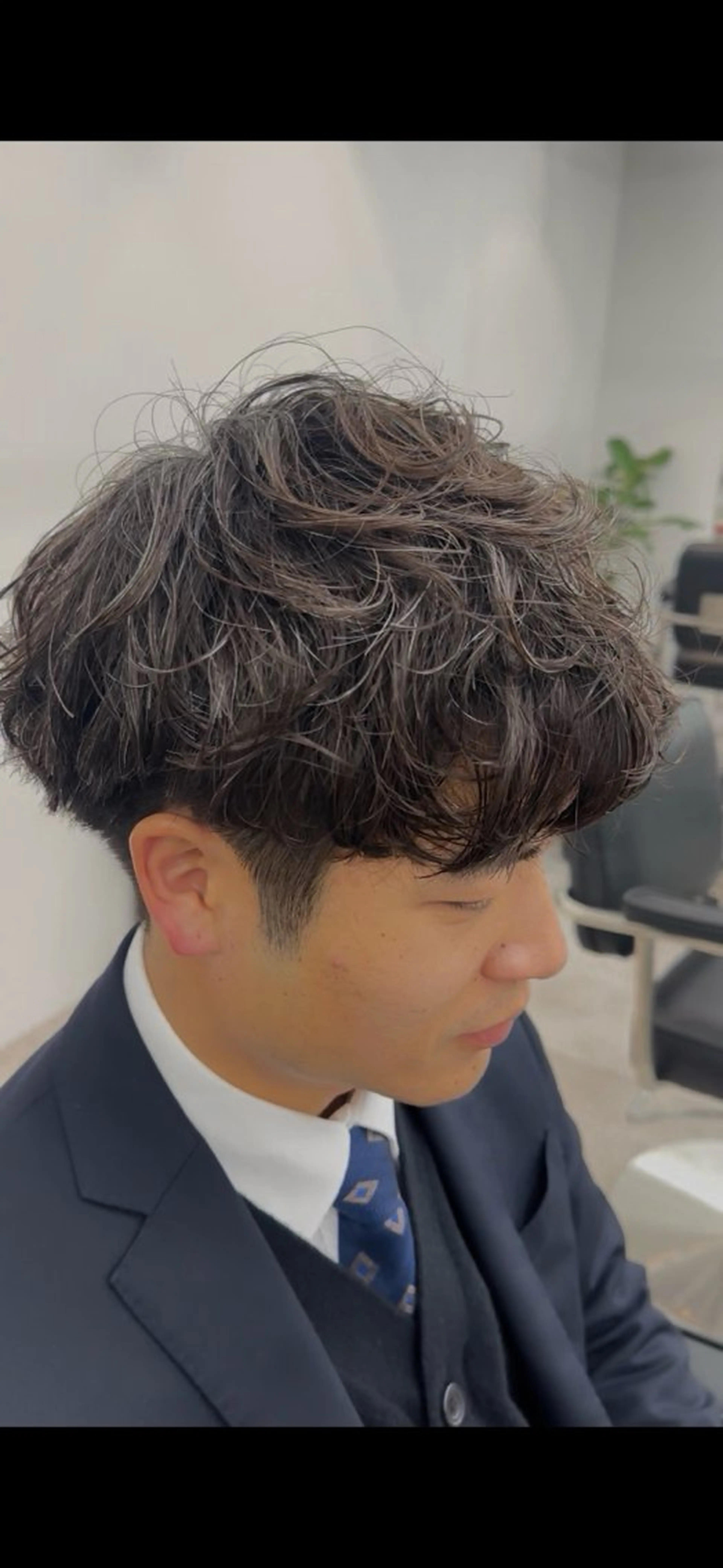 パーマ メンズ メンズパーマ/波巻き 桜井凌平のヘアスタイル