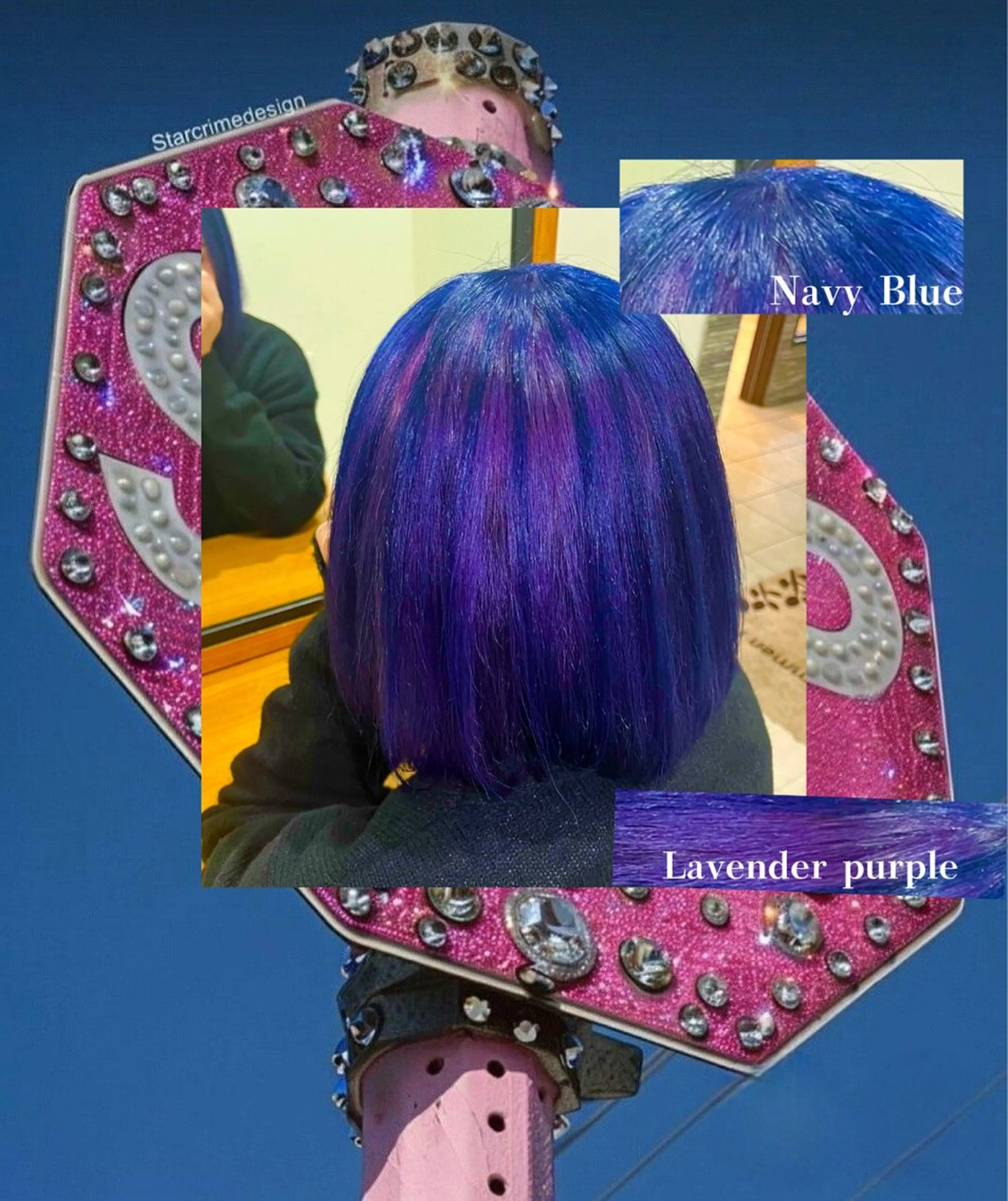 ミディアム カラー あやか/ハイトーンカ ラー/デザインカラーのヘアスタイル