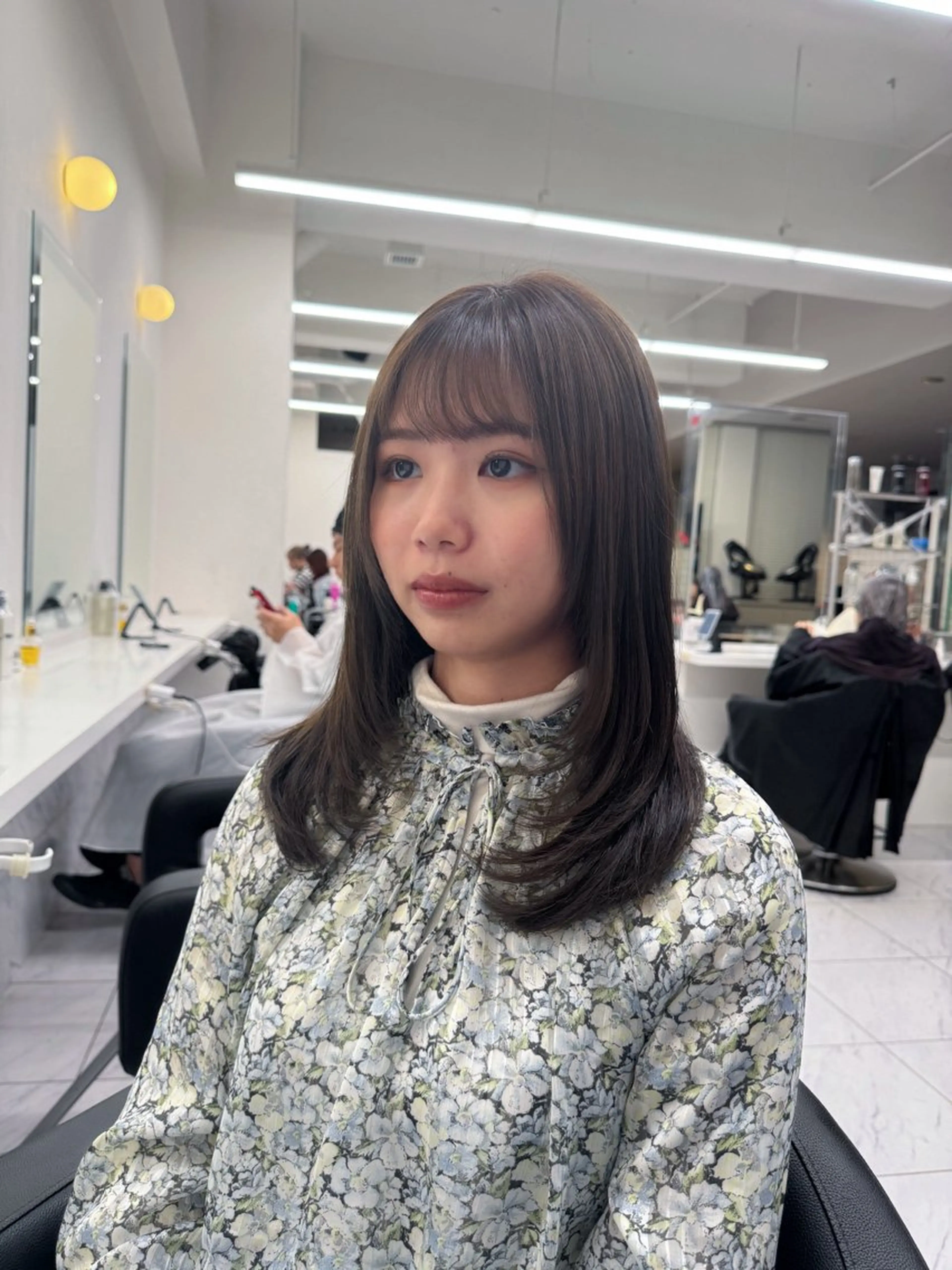 ミディアム カラー ヘアアレンジ Over hair_ misakiのヘアスタイル