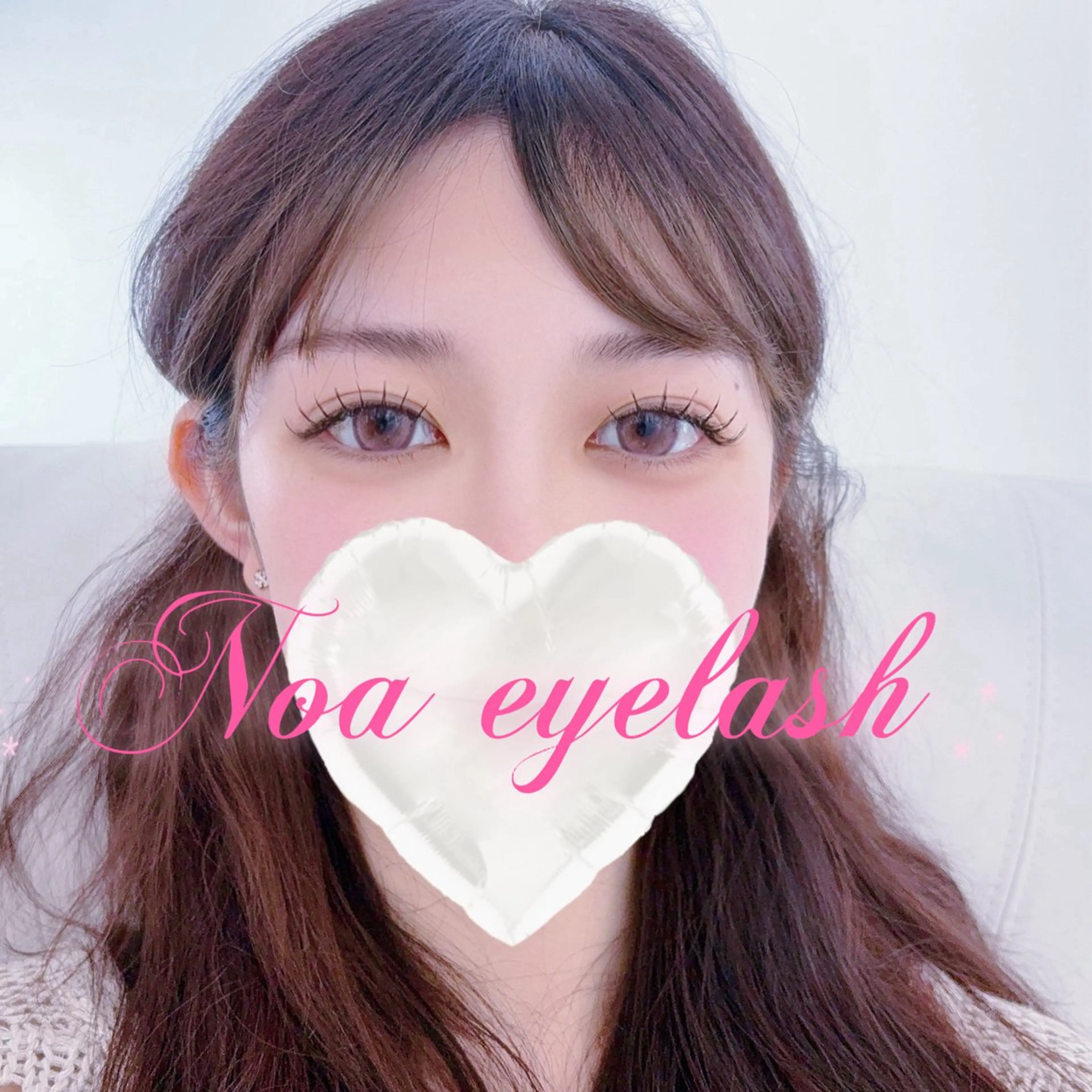 マツエク・マツパ Cカール フラットラッシュ ナチュラル マツエク Noa eyelashのマツエク・マツパデザイン