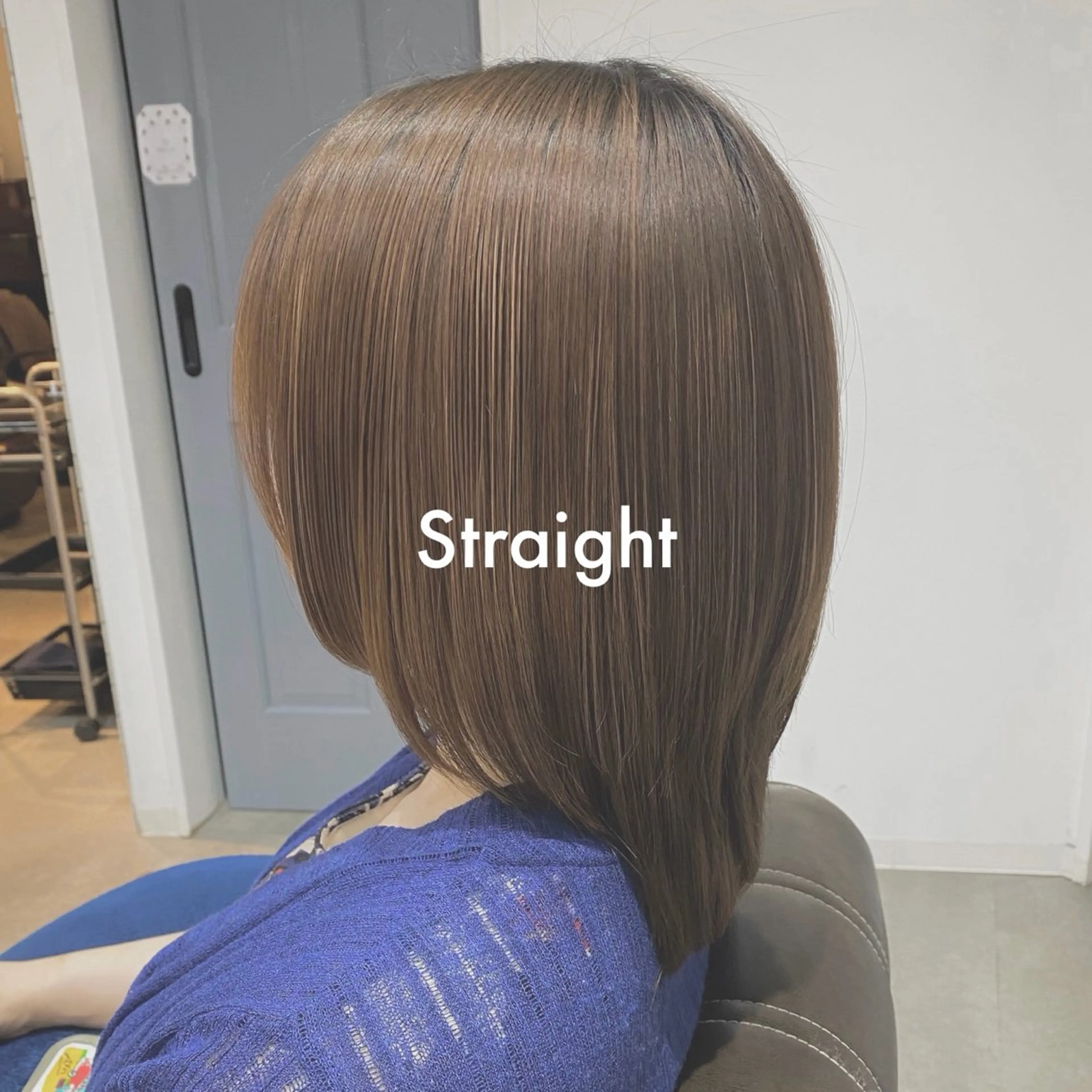 ミディアム 髪質改善 縮毛矯正 トリートメント 縮毛矯正 トリートメント Eri 🌿透明感・艶カラーのヘアスタイル