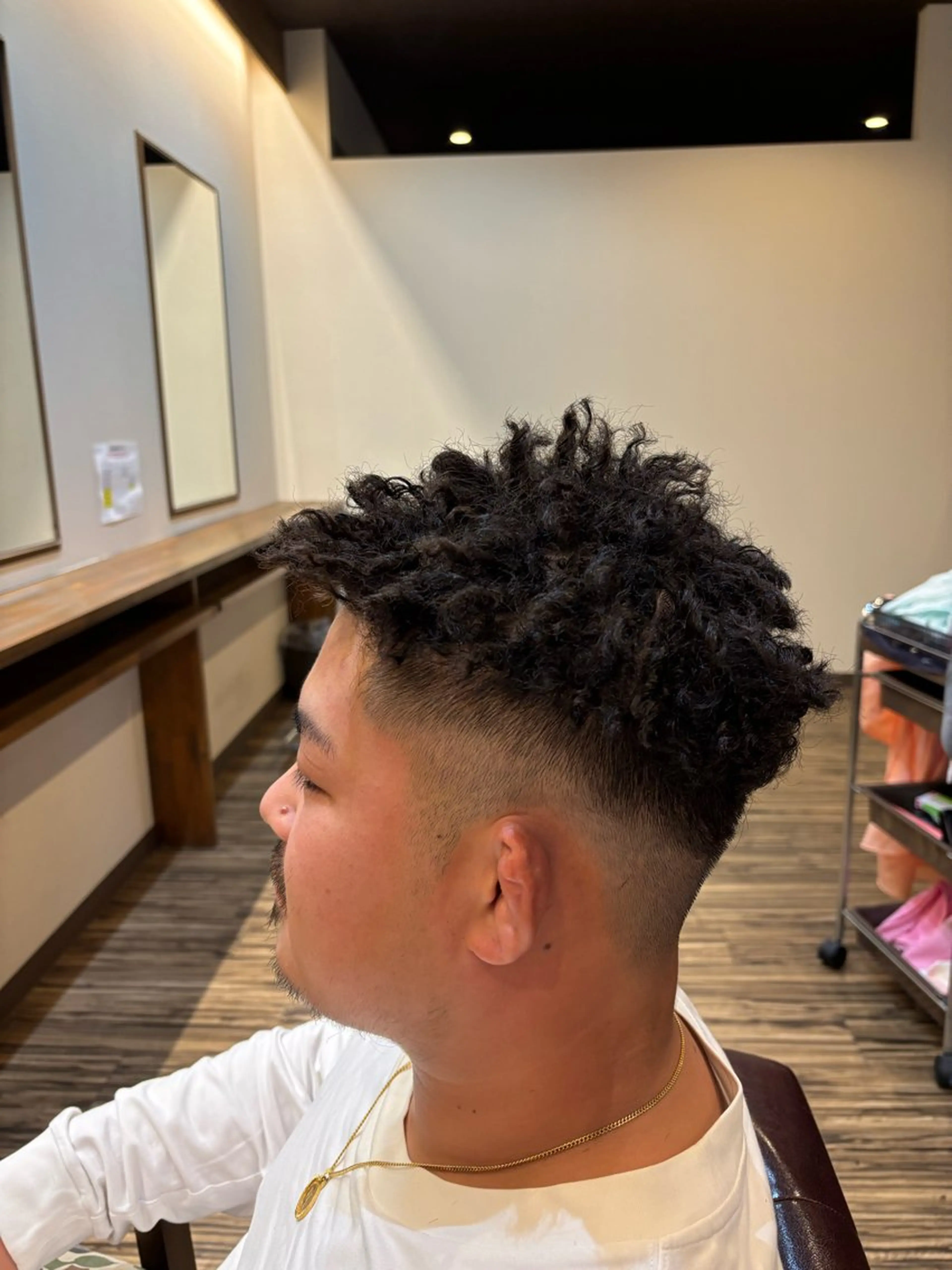 パーマ メンズ カット パーマ HAIR＆BEAUTY美庵所属・パーマ特化美容師 ナガイのヘアスタイル