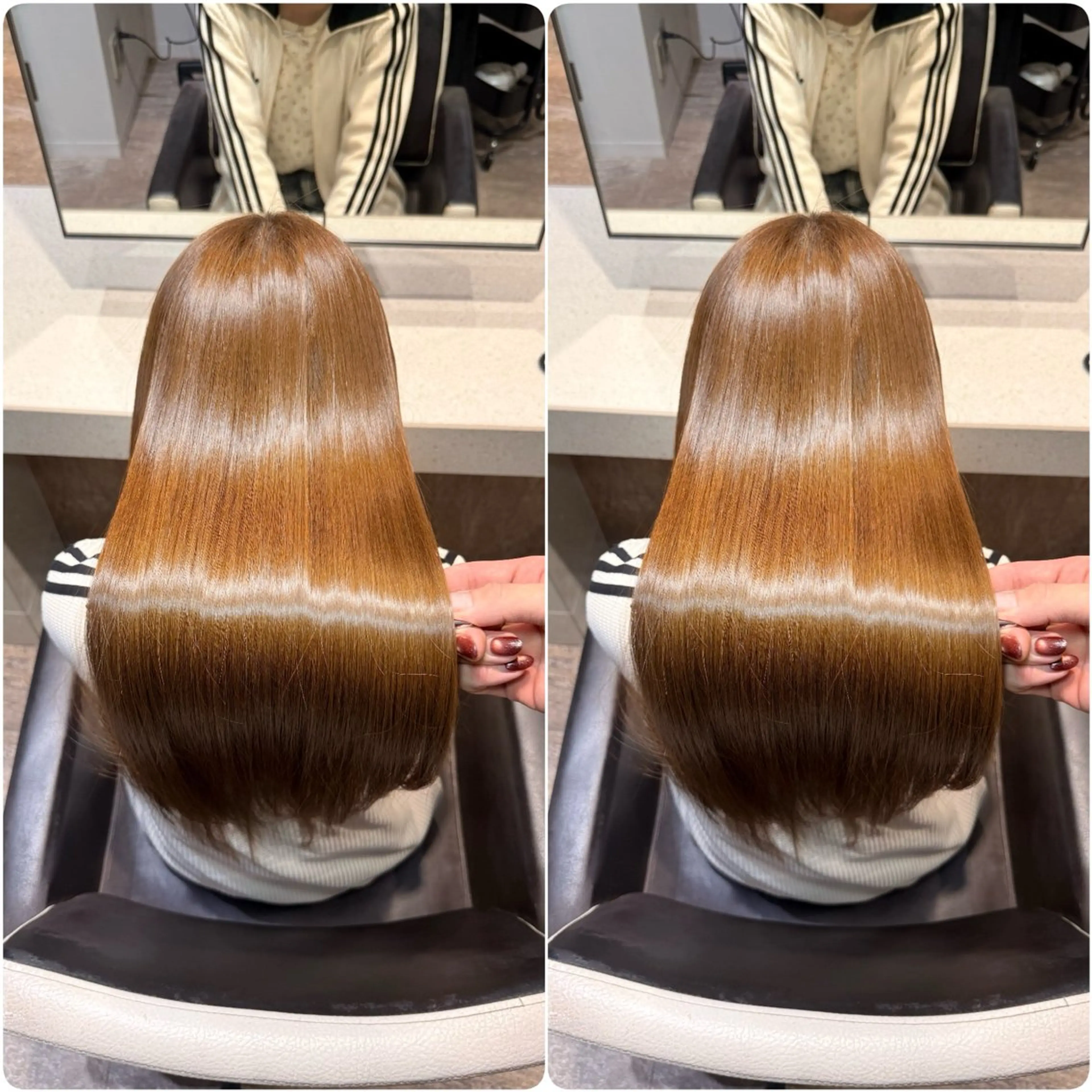 ロング カラー カット ヘアカラー トリートメント ヘッドスパ youres hair 髪質改善トリートメント&ヘッドスパ 新宿EAST所属・🌹ULTOWA🌹 髪質改善/縮毛/店長のヘアスタイル