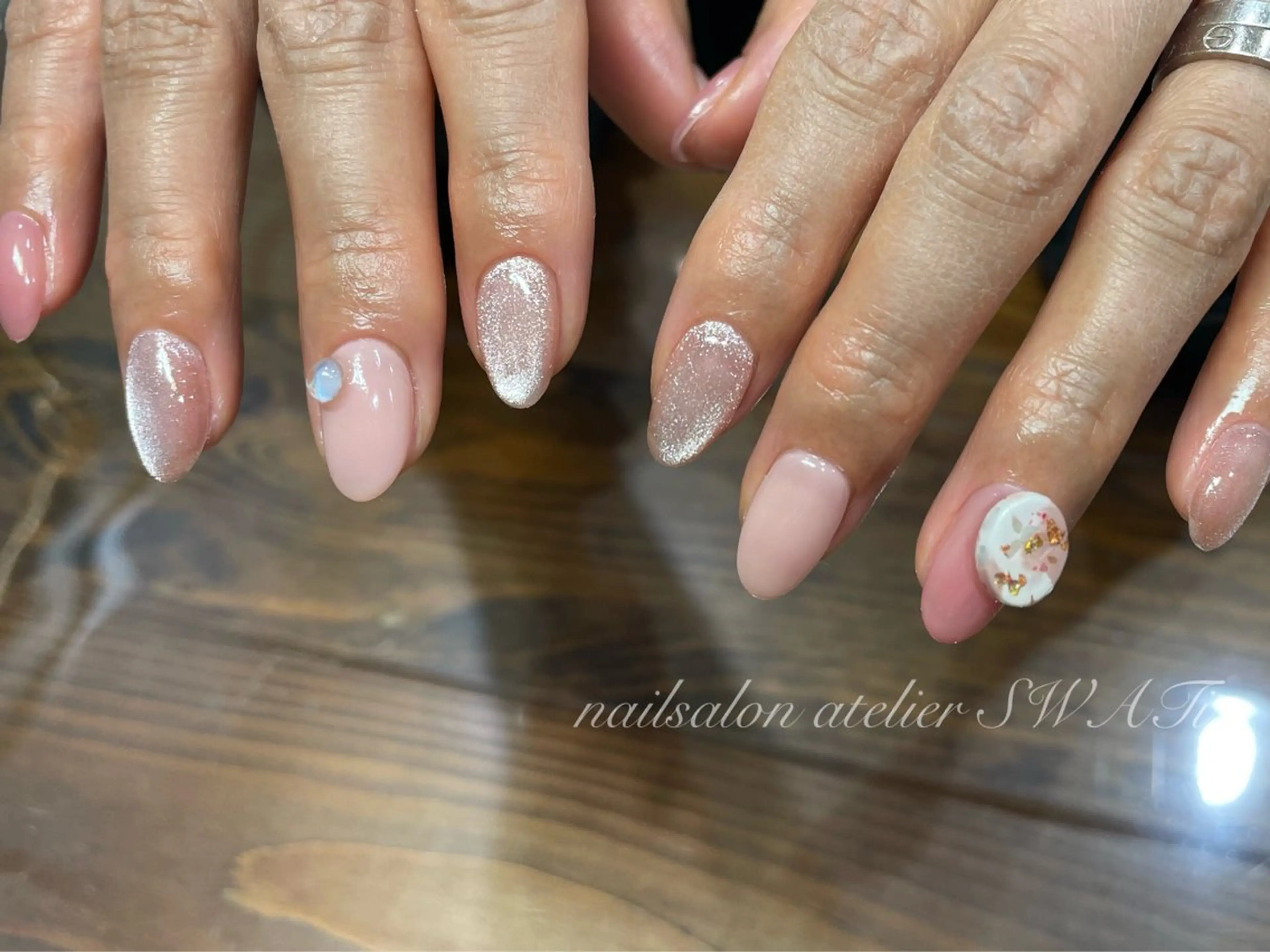 ネイル ヘアーサロン大野所属・nailsalon SWATiのネイルデザイン