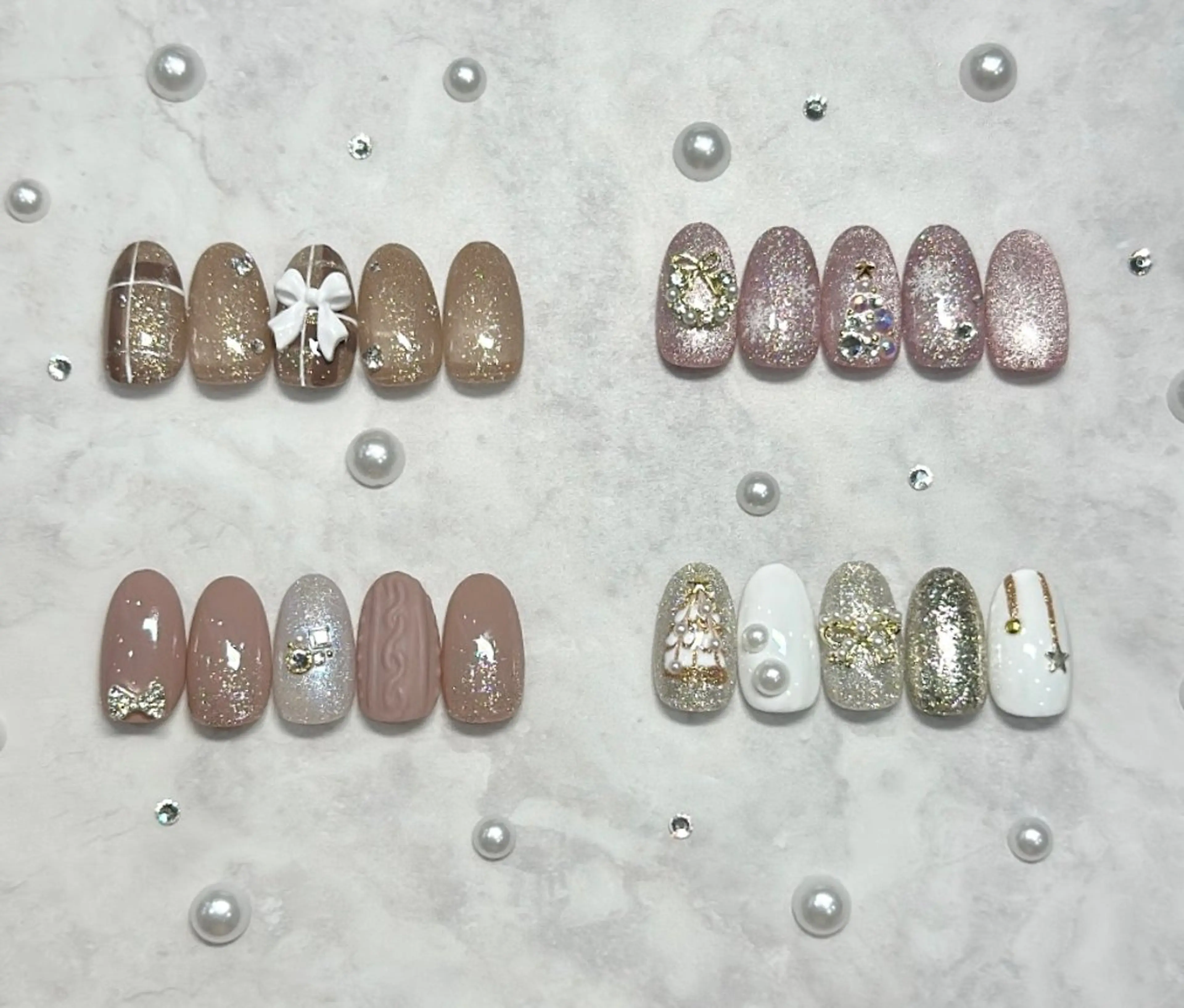 ネイル ハンドネイル 🩷🩵mm.大宮 Riyo🧸🩵🩷のネイルデザイン