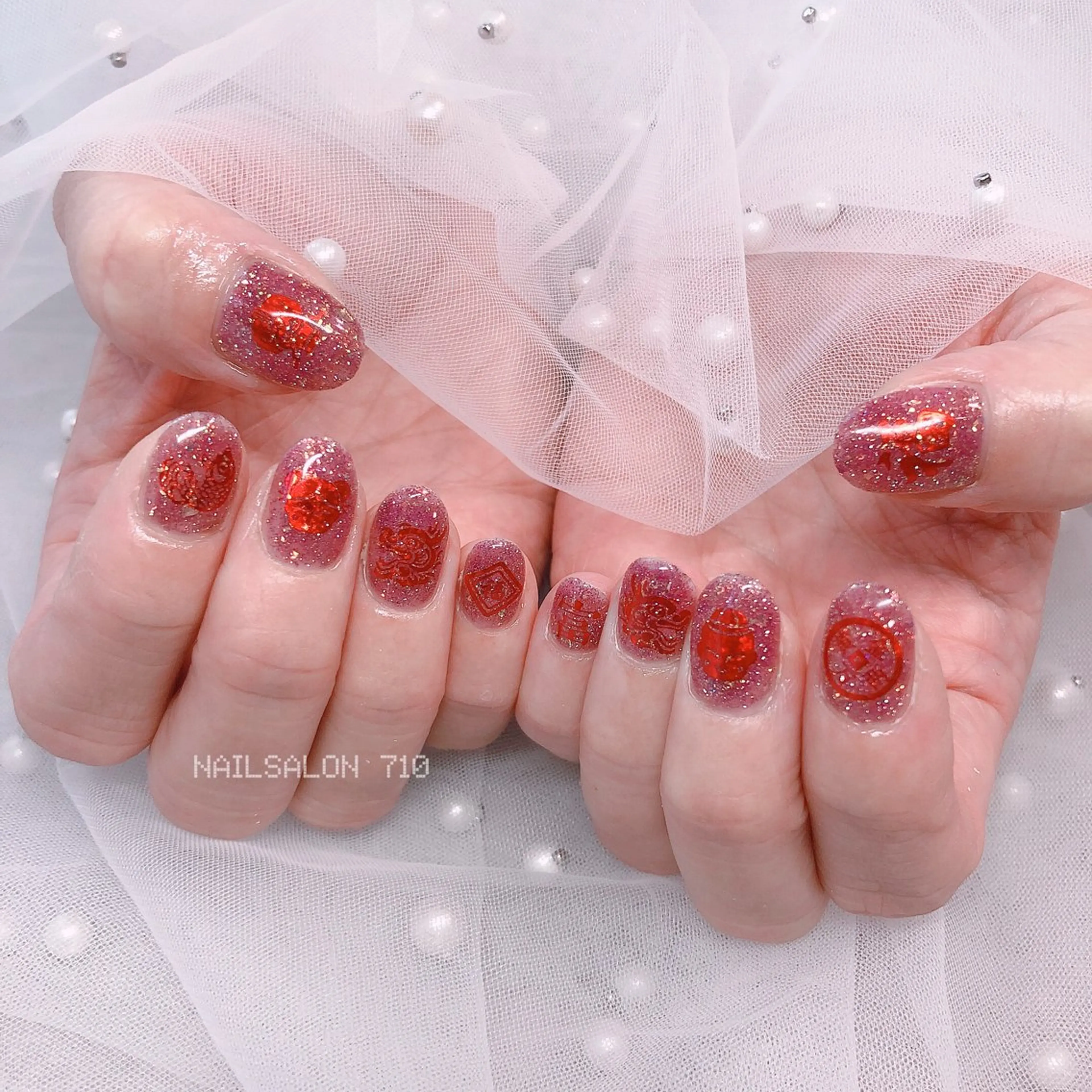 ネイル キラキラネイル ナナイチゼロ I.Naoのネイルデザイン