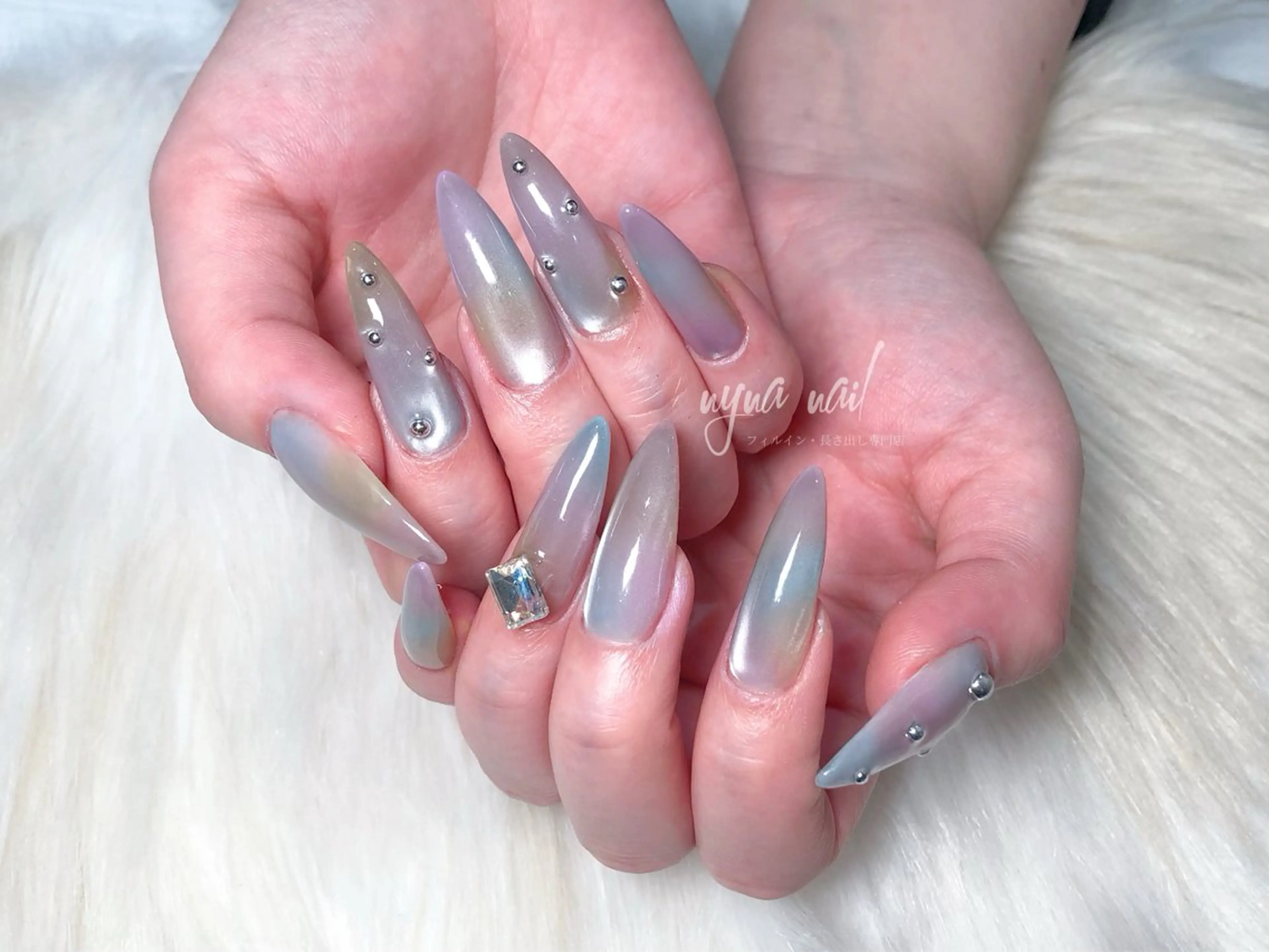 ネイル ハンドネイル 長さ出し専門 nynaのネイルデザイン