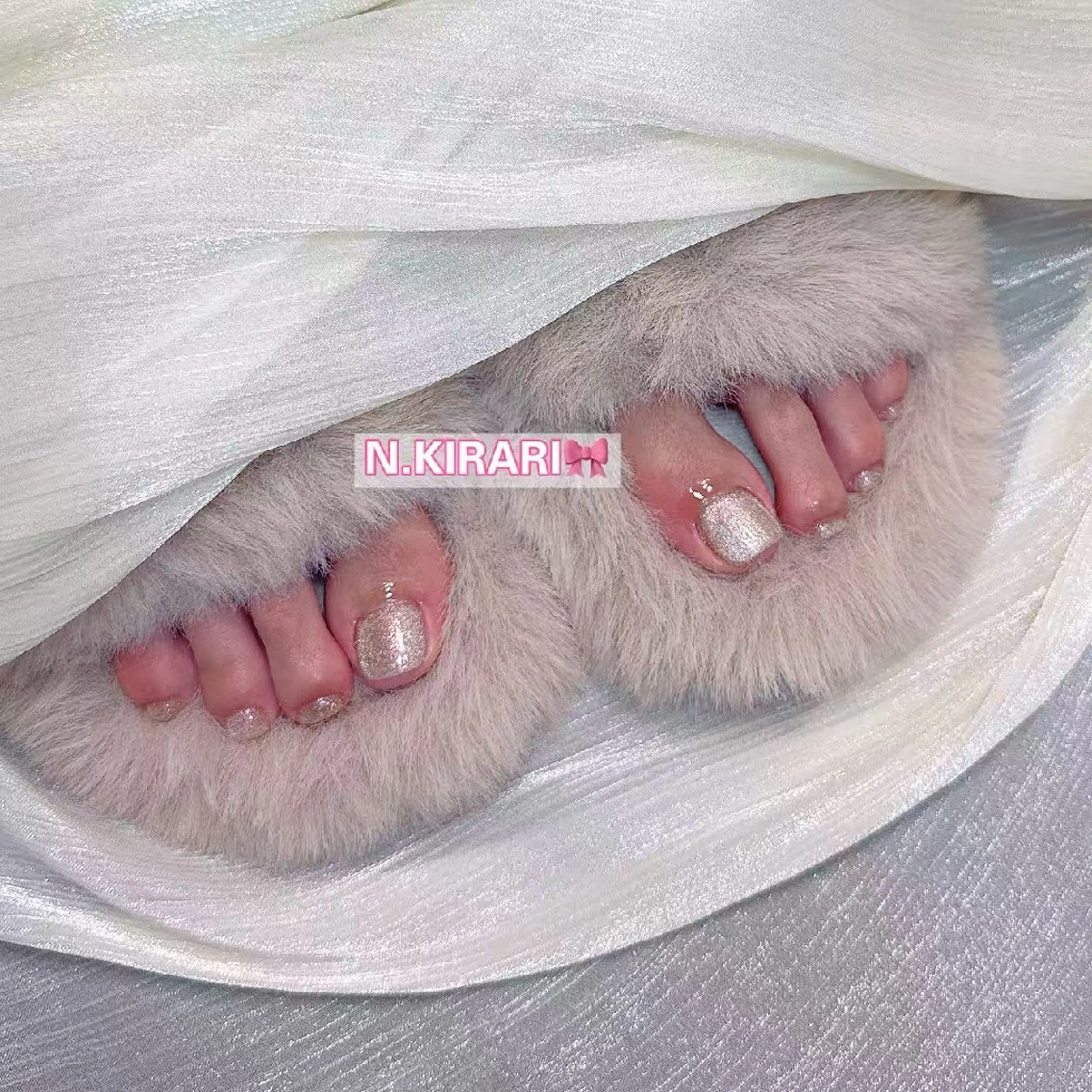 ネイル フットネイル ハンドケア 🎀 ユズ 🎀のネイルデザイン