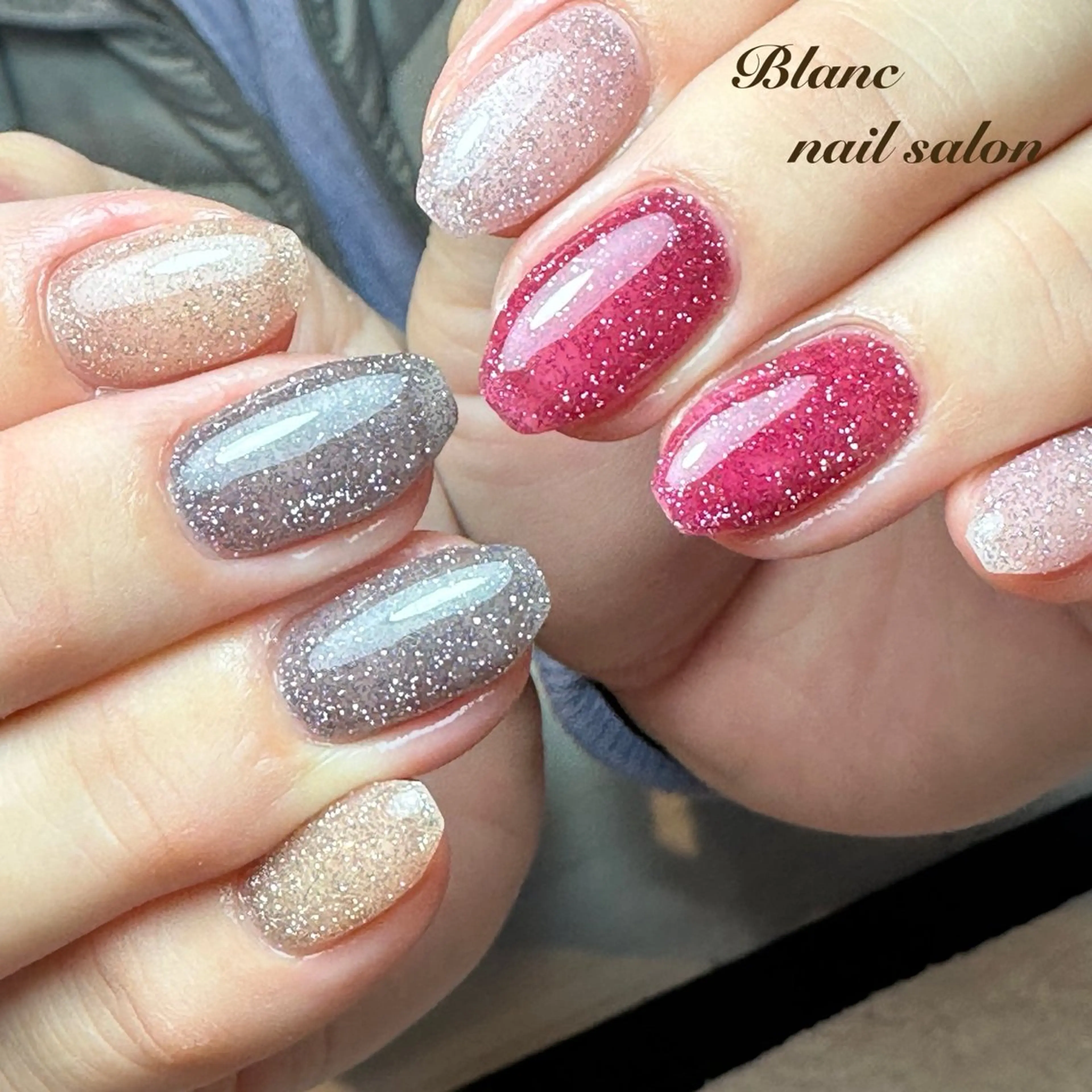 ネイル フラッシュネイル Blanc ブランのネイルデザイン