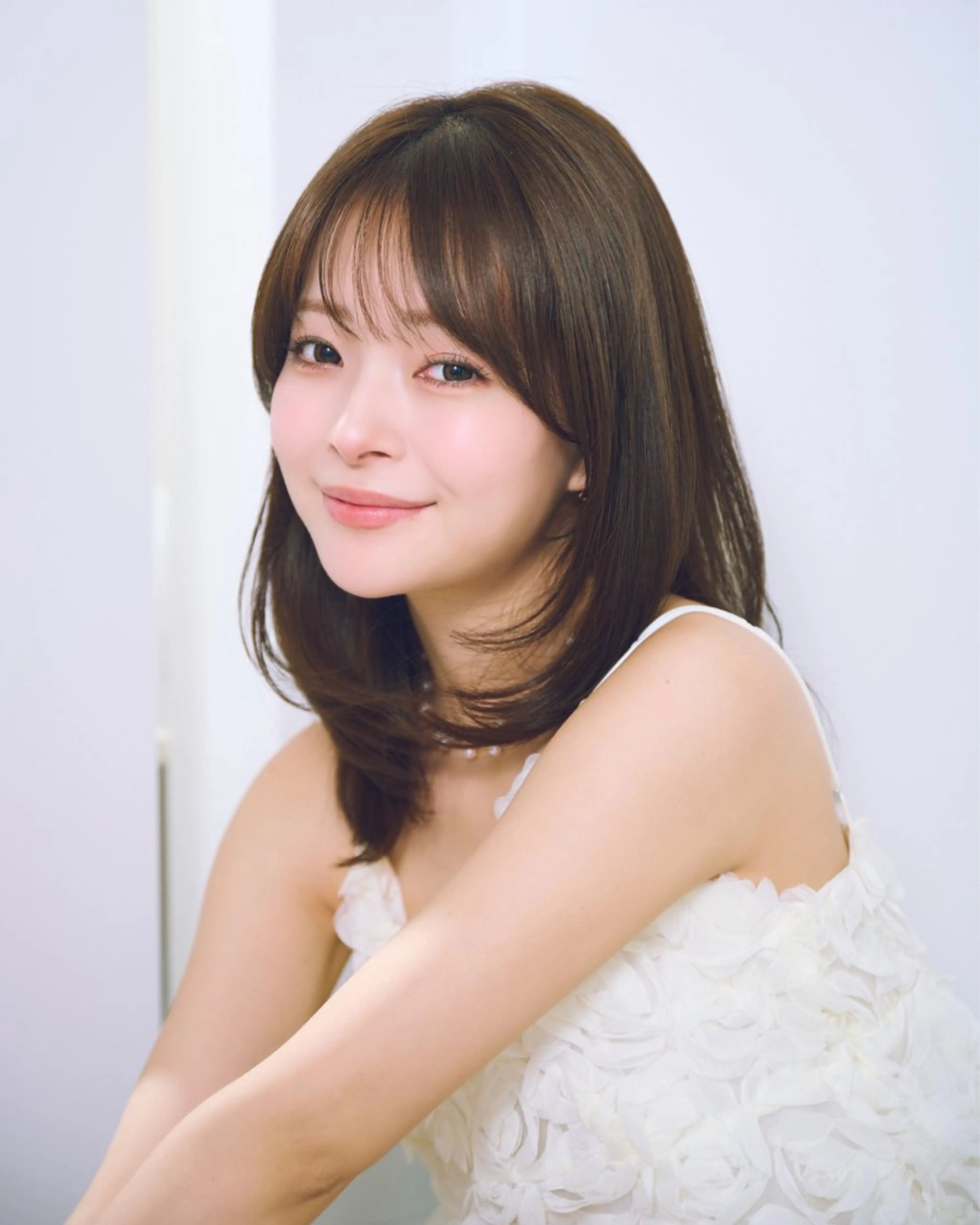 セミロング カラー 似合わせカット カット パーマ 縮毛矯正 トリートメント 小野寺瑞希 /最小顔カットのヘアスタイル