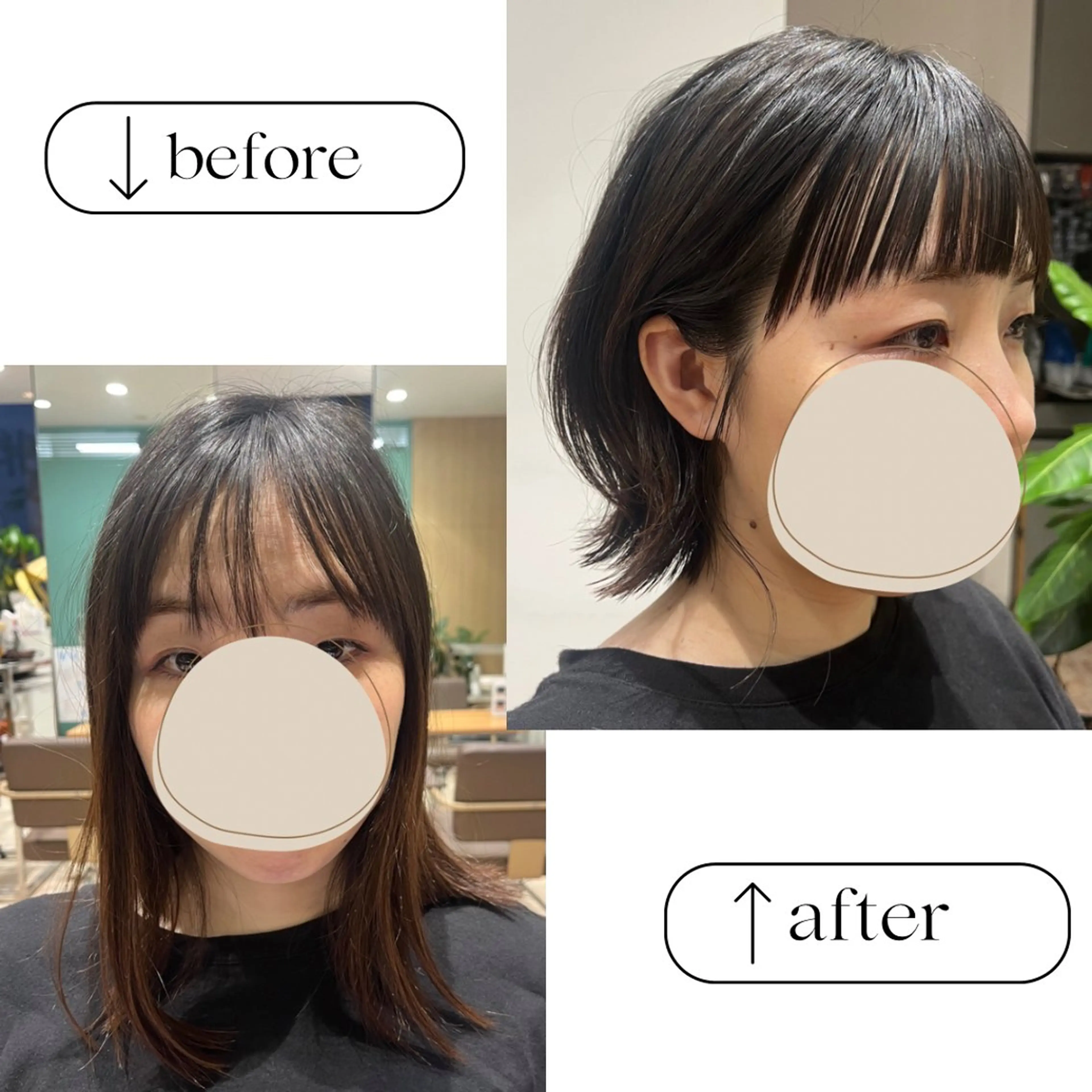 ミディアム Le clic ALPHA所属・小顔似合わせカット/ レイヤー/maiのヘアスタイル