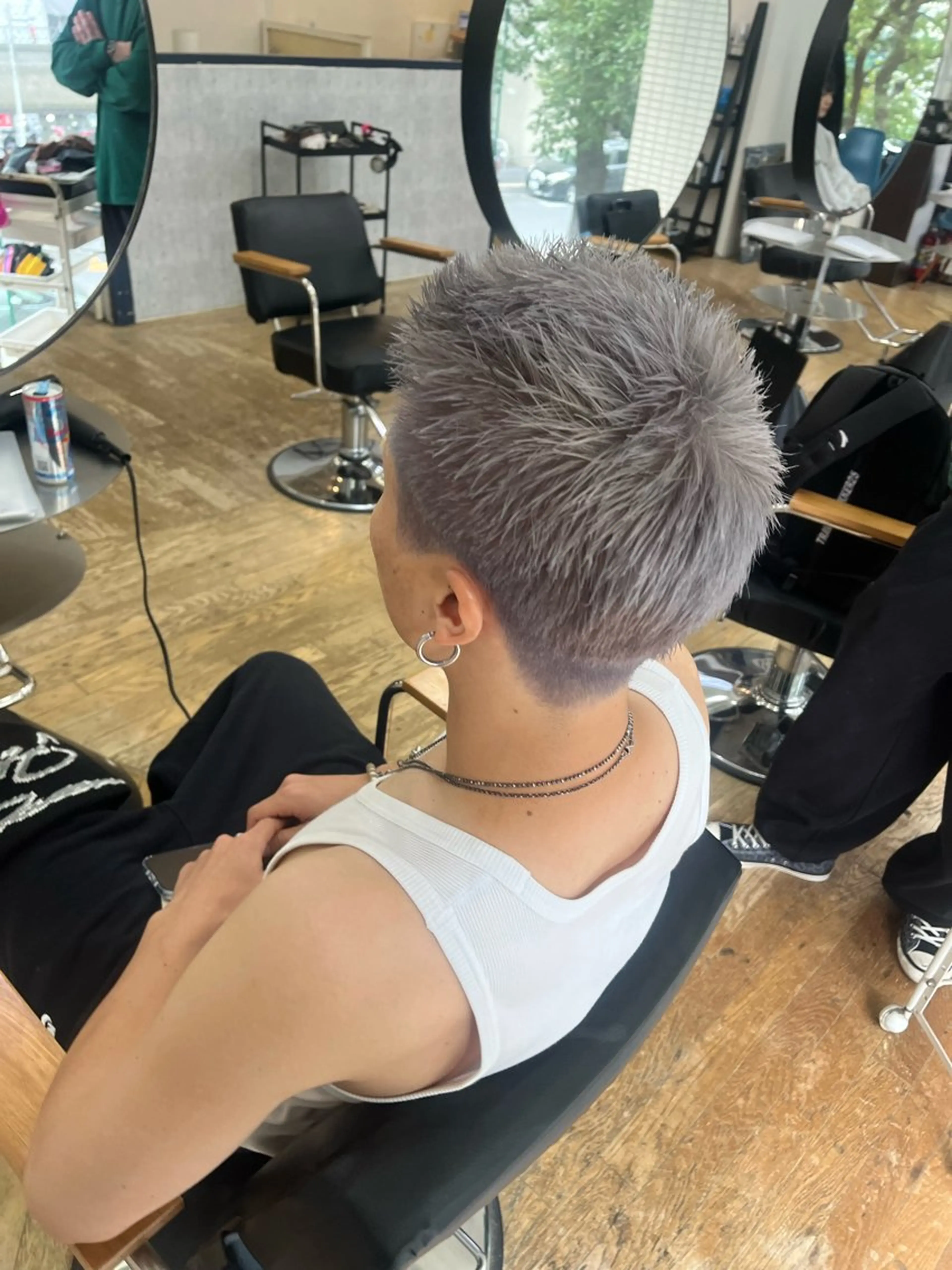 メンズ メンズハイトーン ヘアカラー デザインカラー/ ブリーチ/コーンロウのヘアスタイル