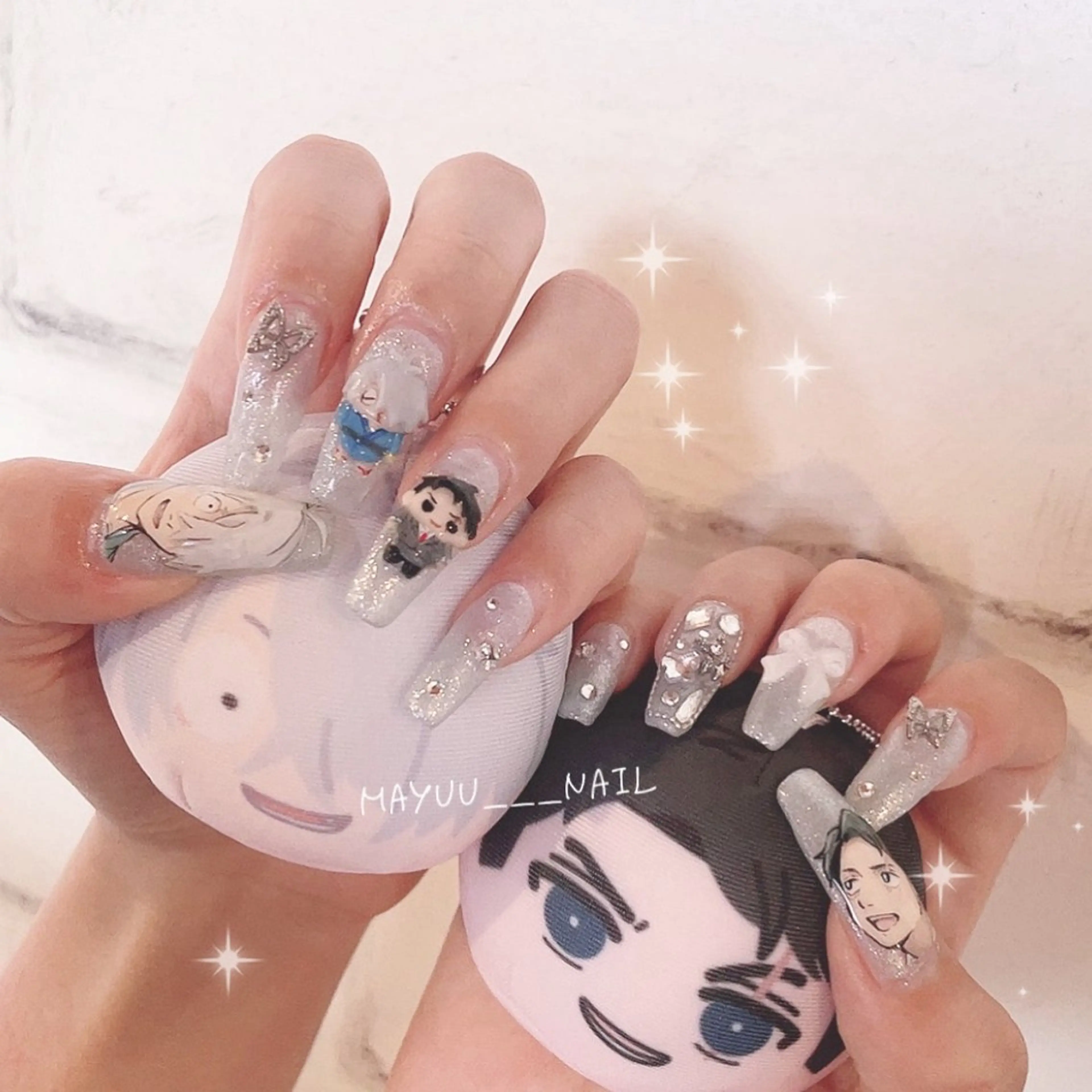 ネイル 🎀 Mayu 🎀痛ネイルのネイルデザイン