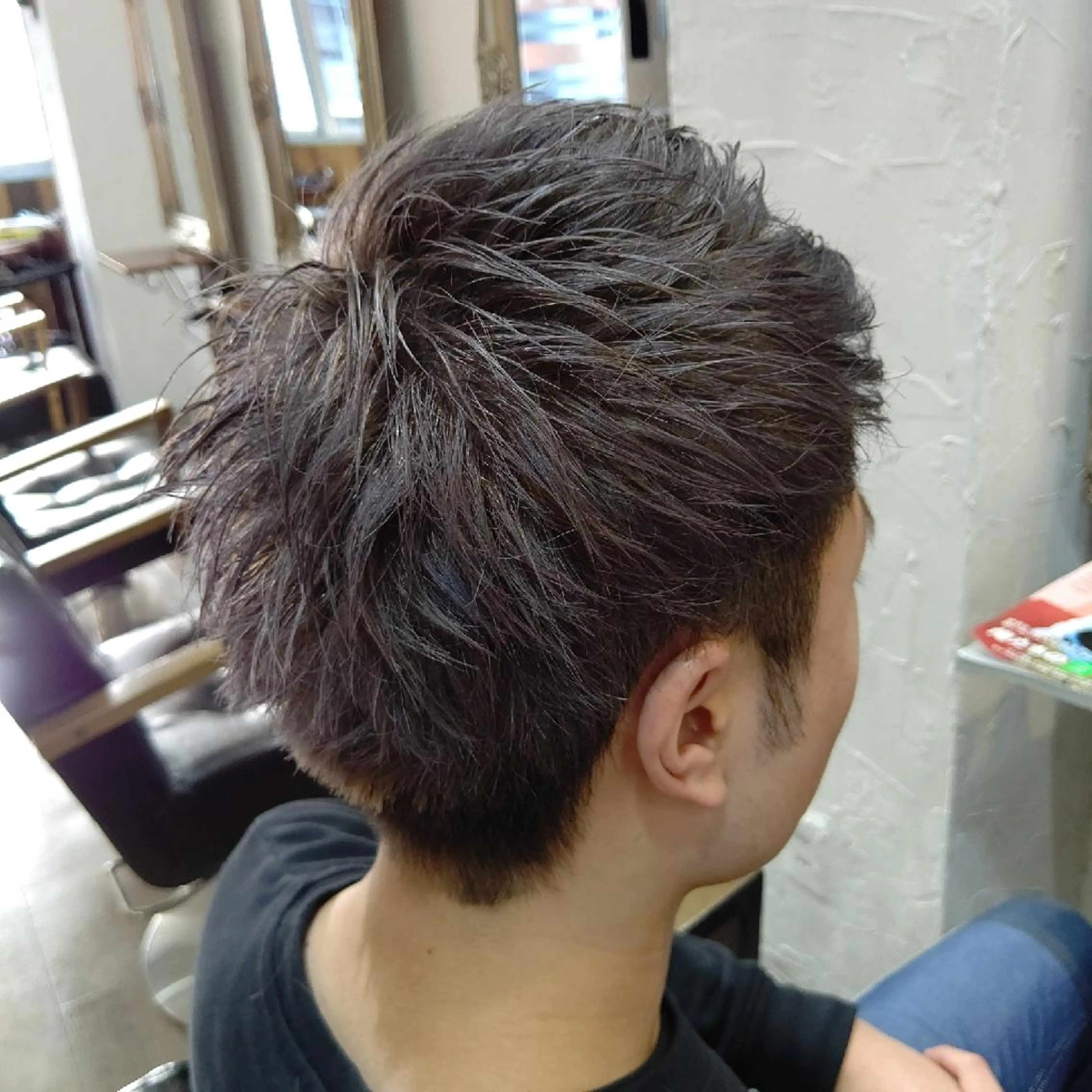 ショート メンズ カラー ヘアカラー bathair  所属・bathair 持田侑祐のヘアスタイル