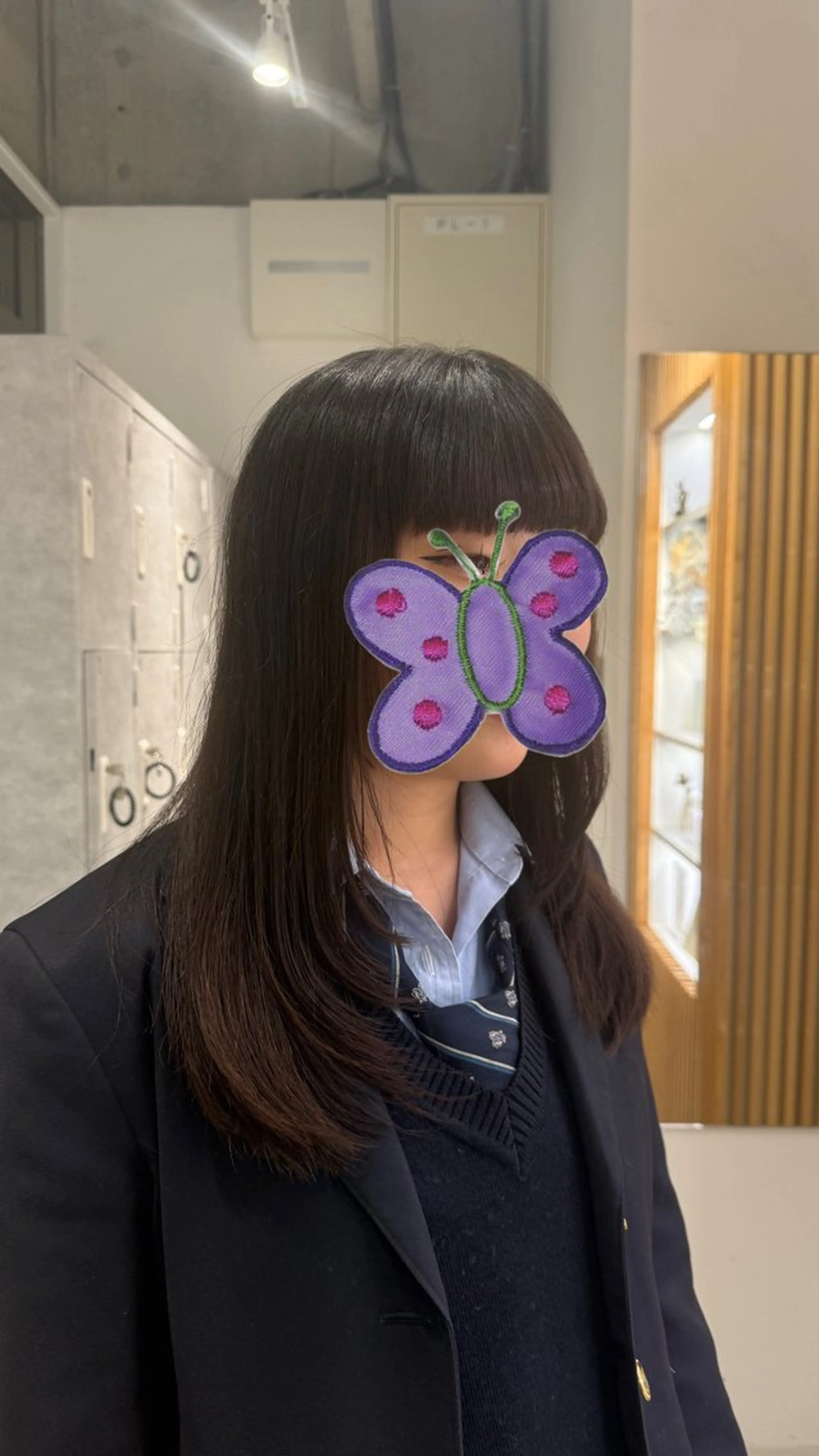 セミロング カット 🍓mito/ デザインカラー🍓のヘアスタイル