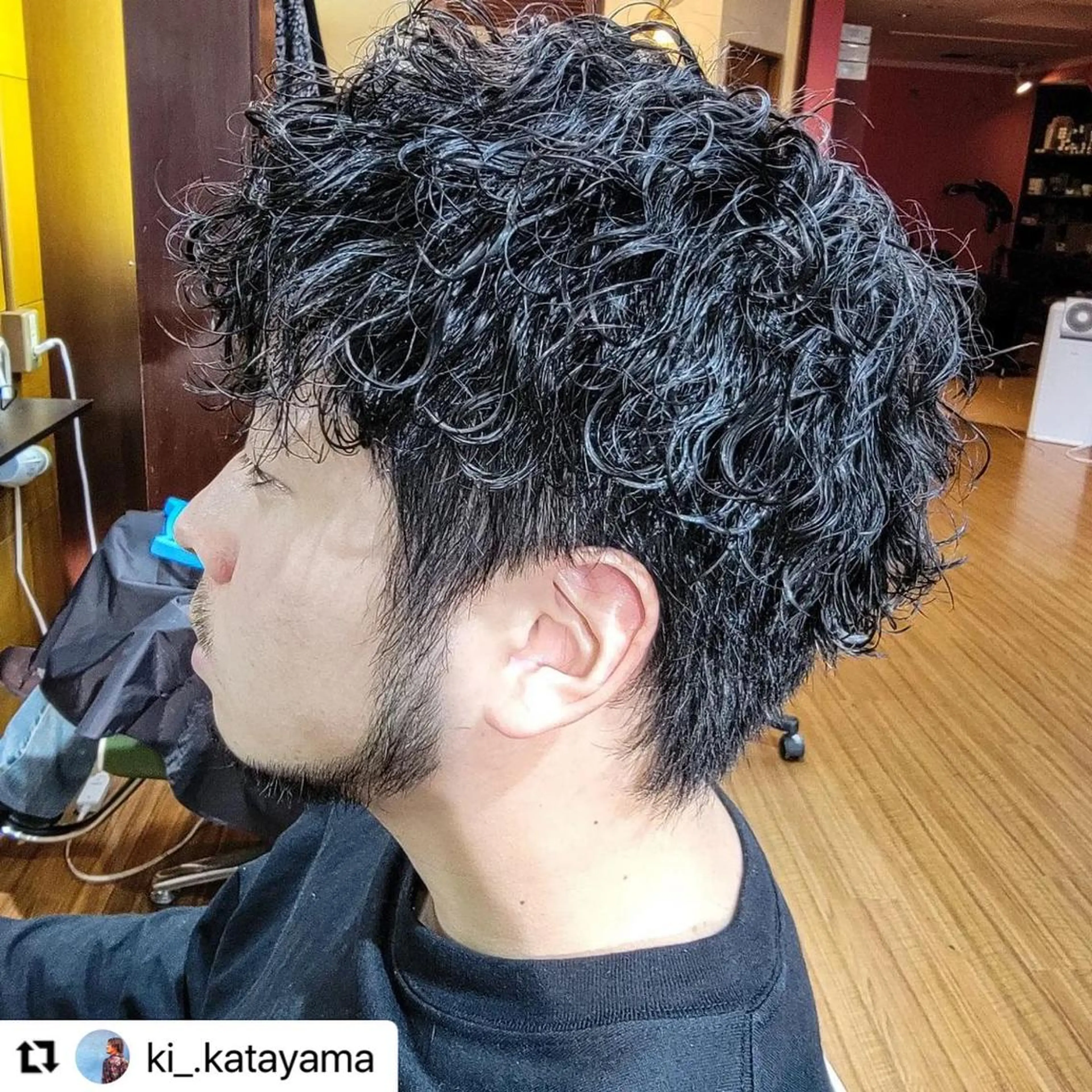 ミディアム カラー メンズ ミディアムパーマ メンズパーマ メンズツイストパーマ 波巻きパーマ ツイストパーマ 🩷Eny terrace🩷のヘアスタイル