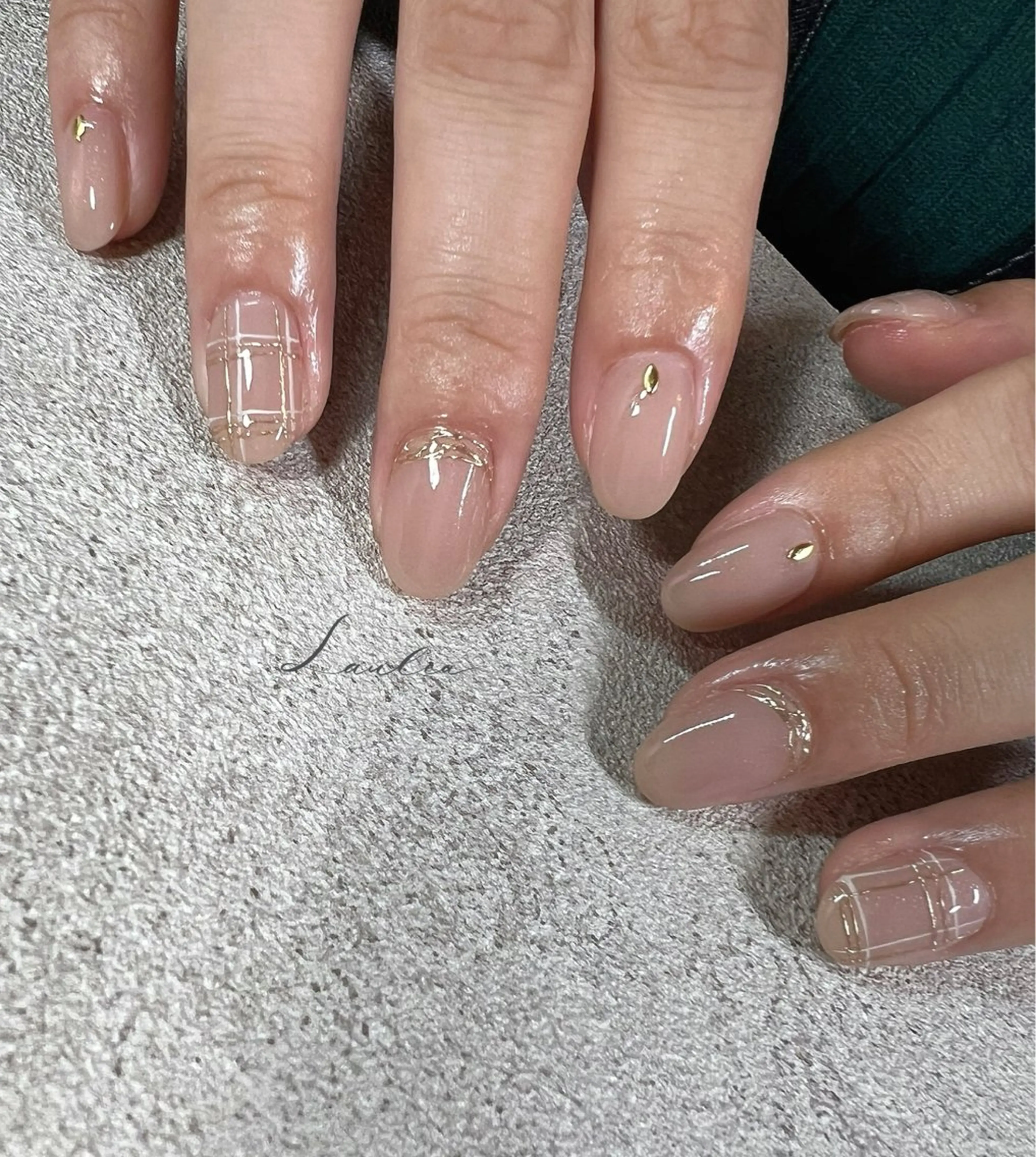 ネイル 韓国ネイル ハンドネイル nail salon Lauleaのネイルデザイン