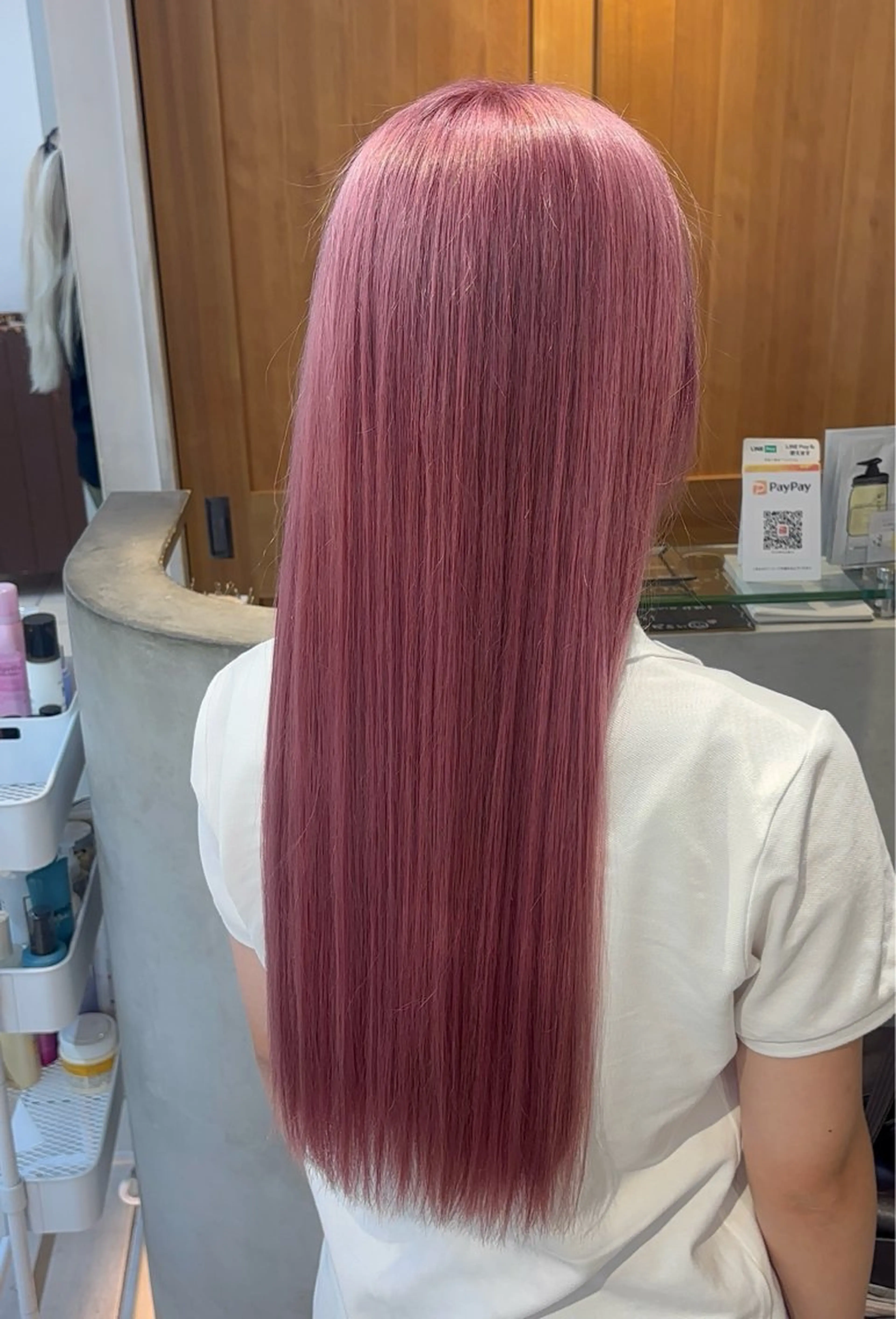 ロング カラー ブリーチ ハイトーンカラー ピンクカラー 💎wakaba💎 モデル募集中のヘアスタイル