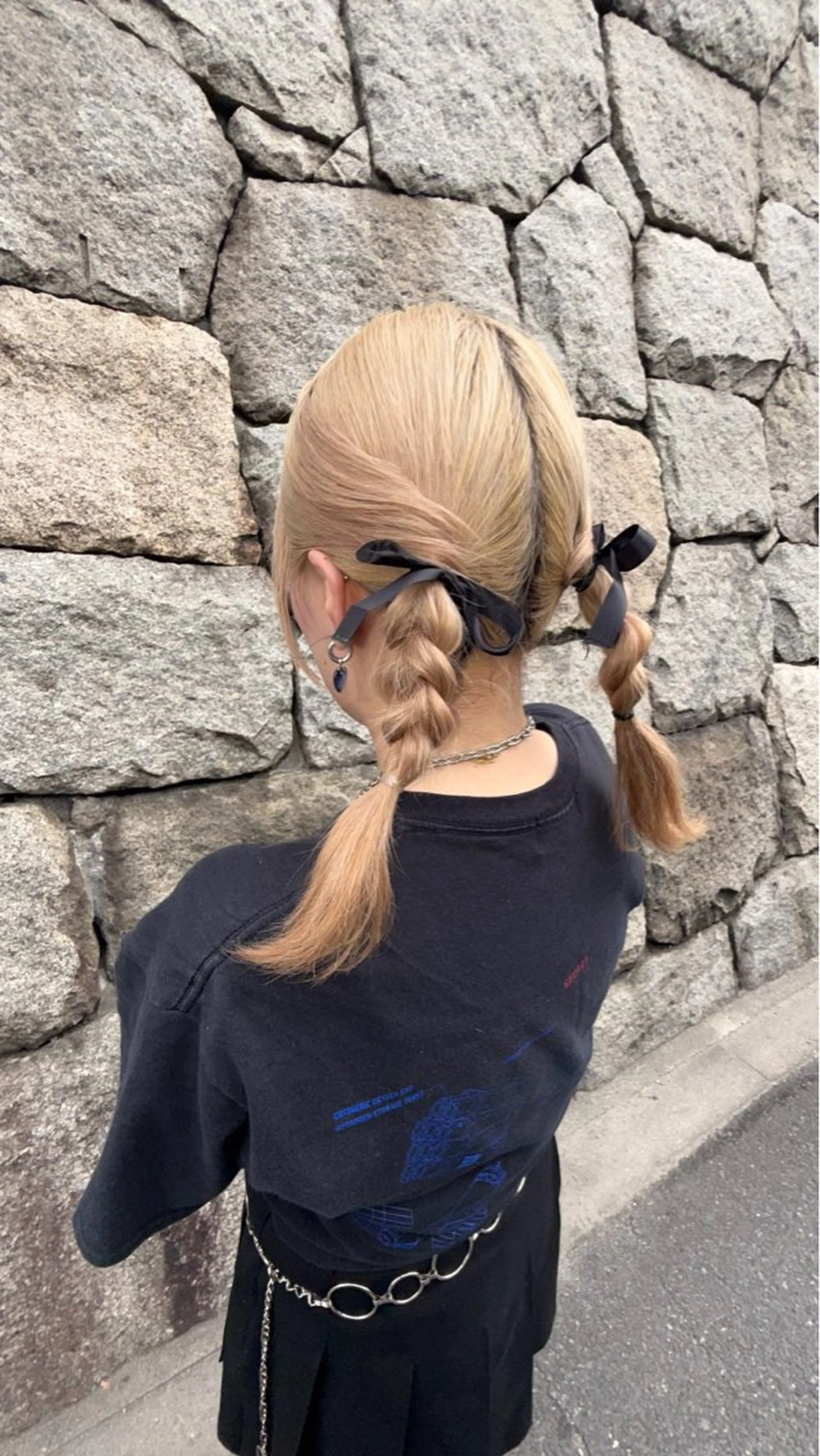 ミディアム ヘアアレンジ ヘアセット 彩華 🎀 西梅田美容室のヘアスタイル