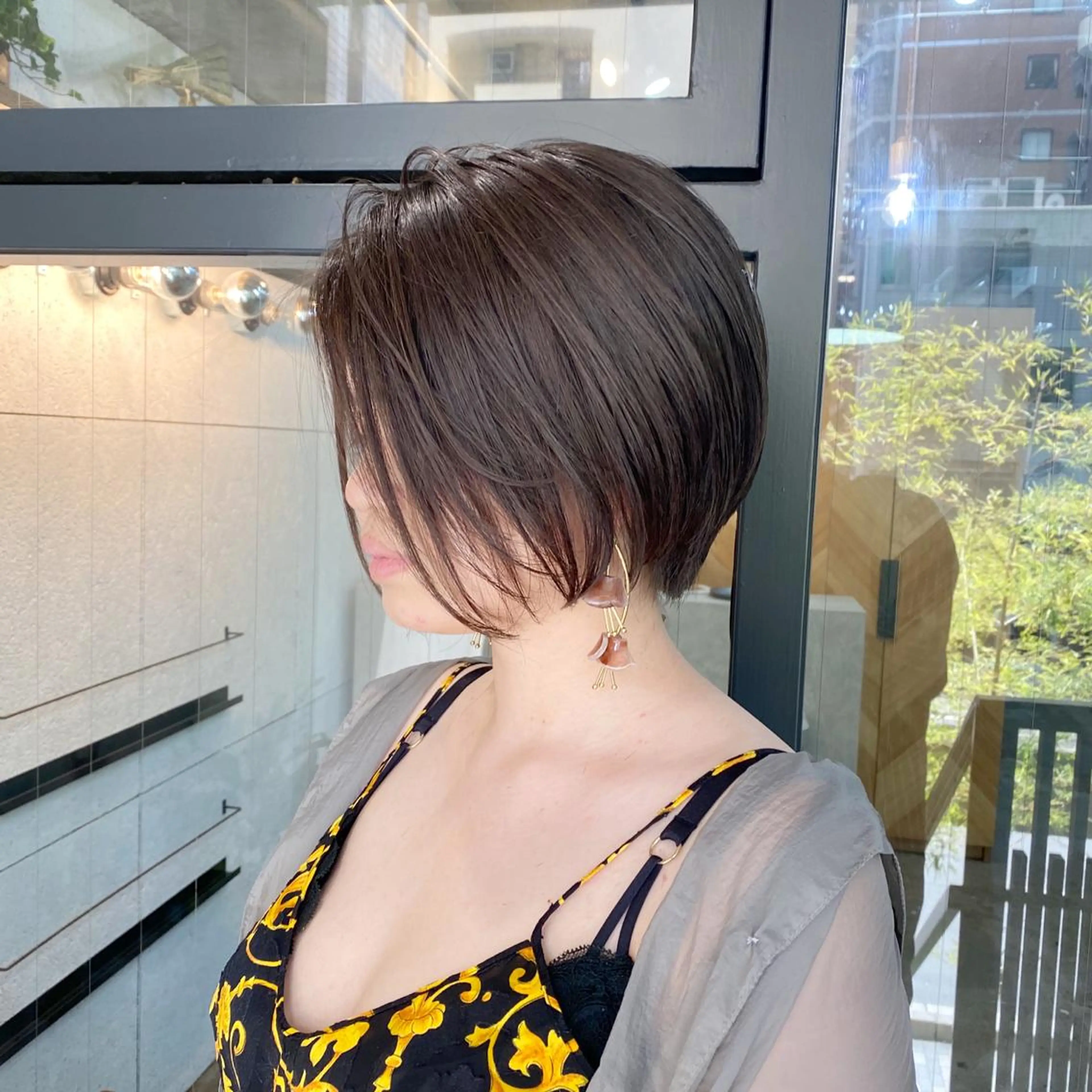 ショート カラー ネイル マツエク・マツパ ショートヘア ショートネイル カット トリートメント 中山 天地のヘアスタイル