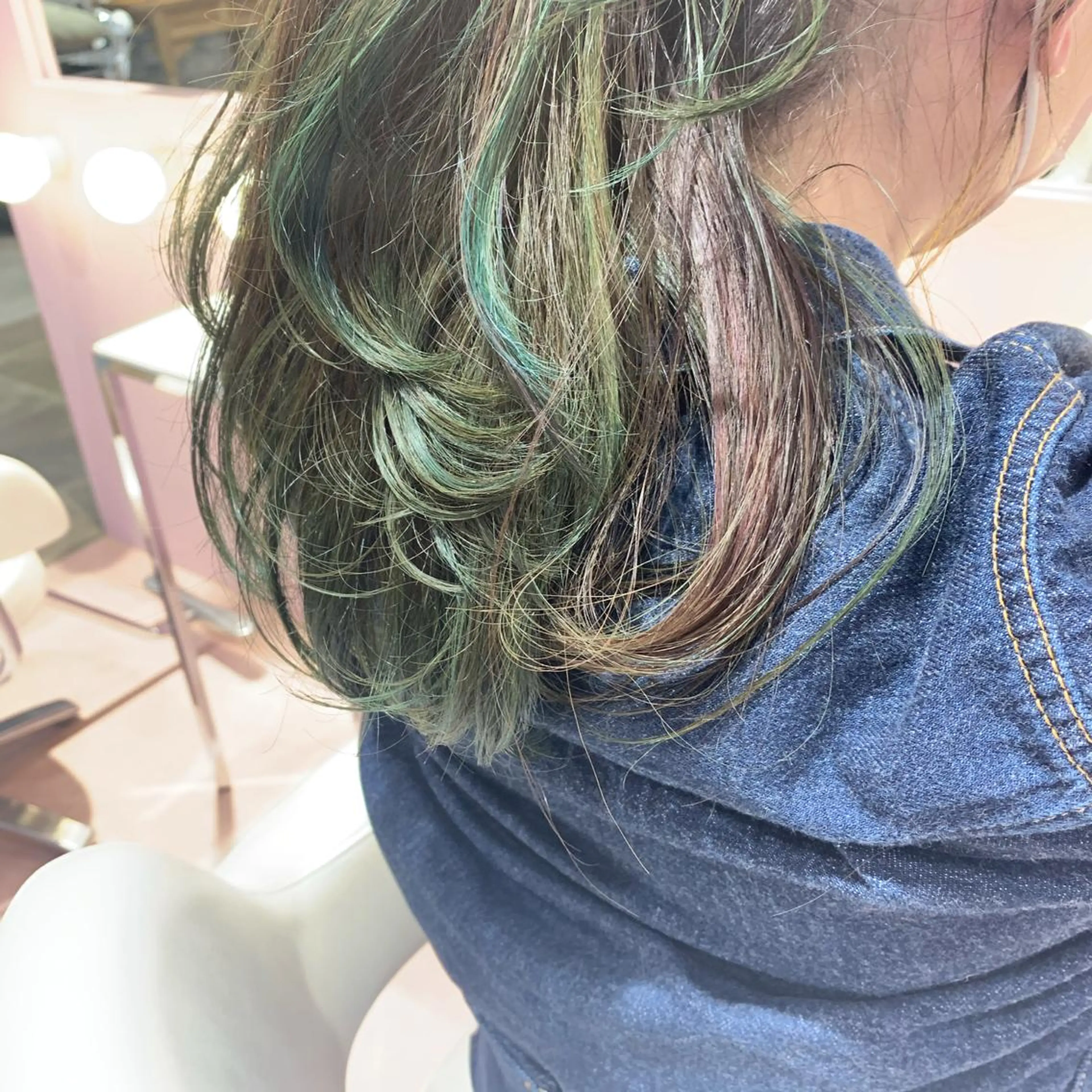 セミロング カラー ヘアアレンジ ボブ/暖色/デザイン KOYUKI⛄️のヘアスタイル