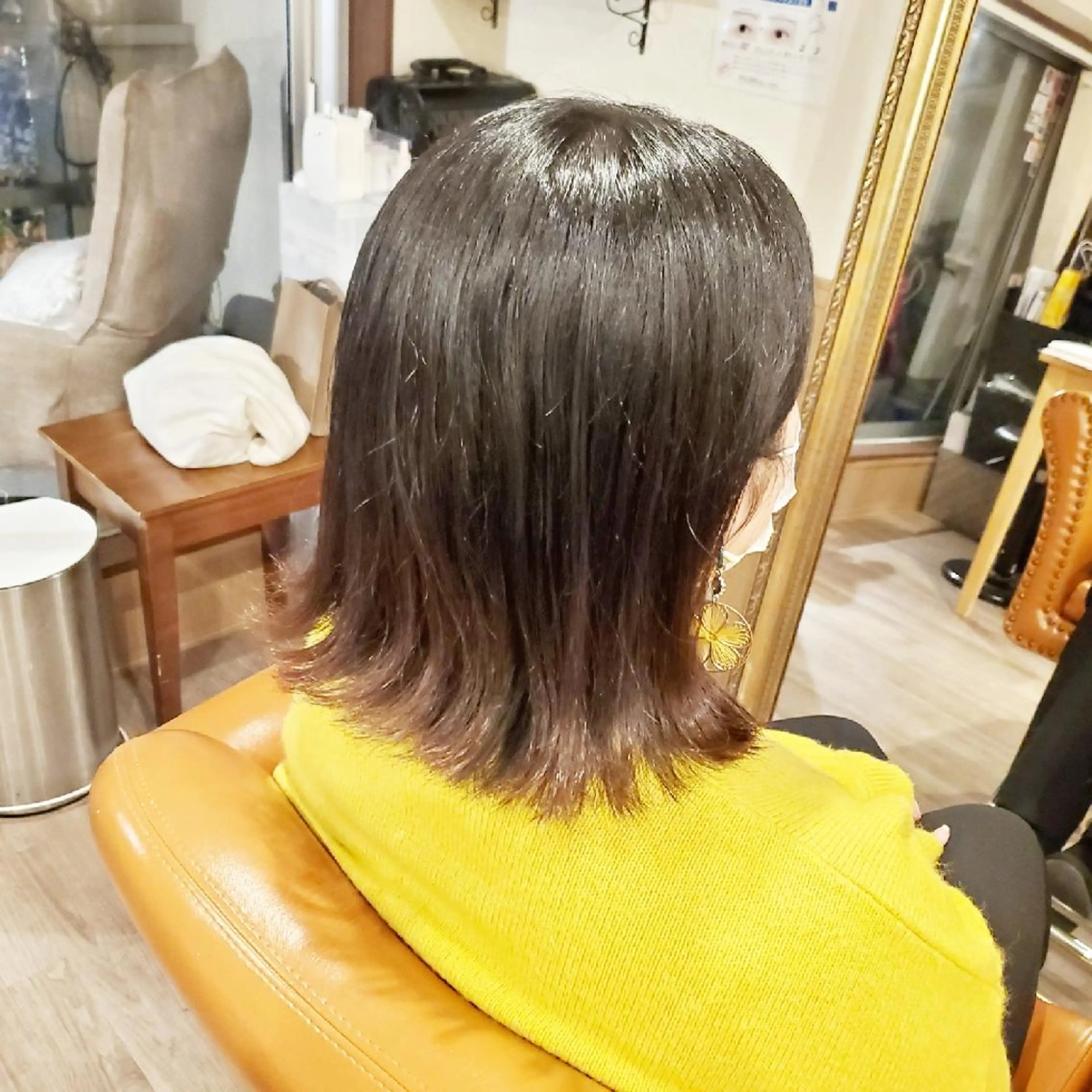ミディアム カラー アディクシーカラー ブリーチ イルミナカラー 外国人風カラー トリートメント カット ヘアカラー トリートメント spa hair  ark 富井直美のヘアスタイル