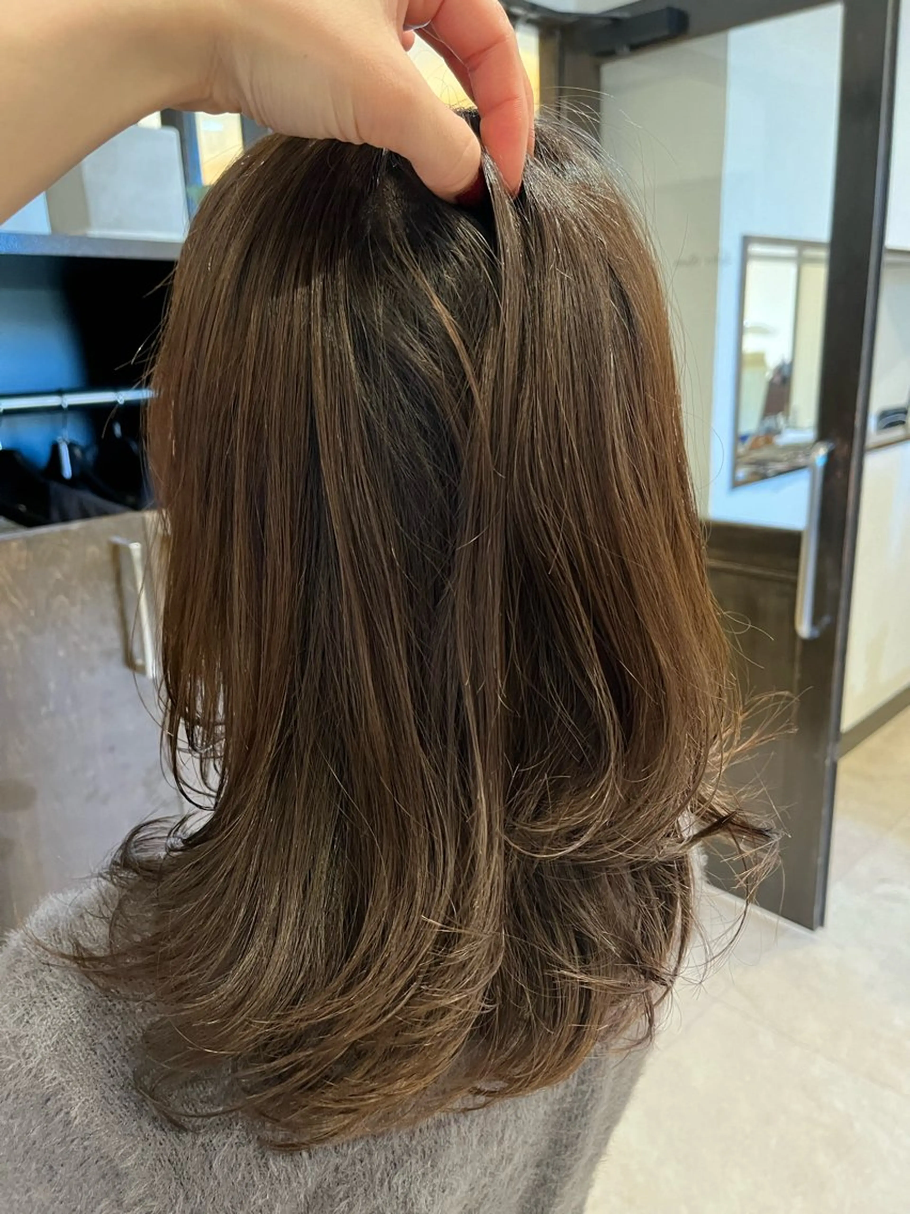ロング カラー 赤み消しカラー 🩵かりんのヘアスタイル