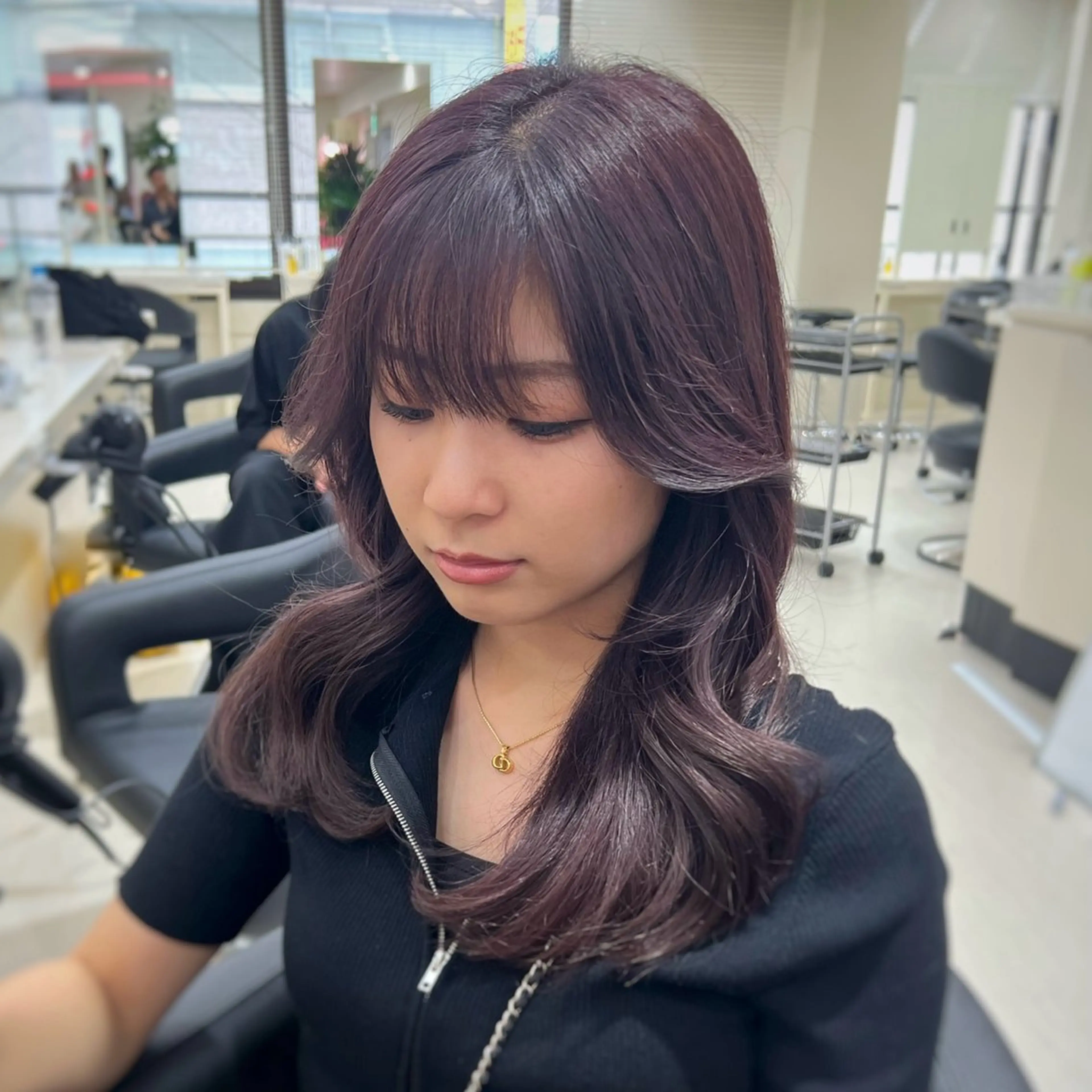 セミロング ✨池袋で1番キレイな ボブ✂️ケンボーのヘアスタイル