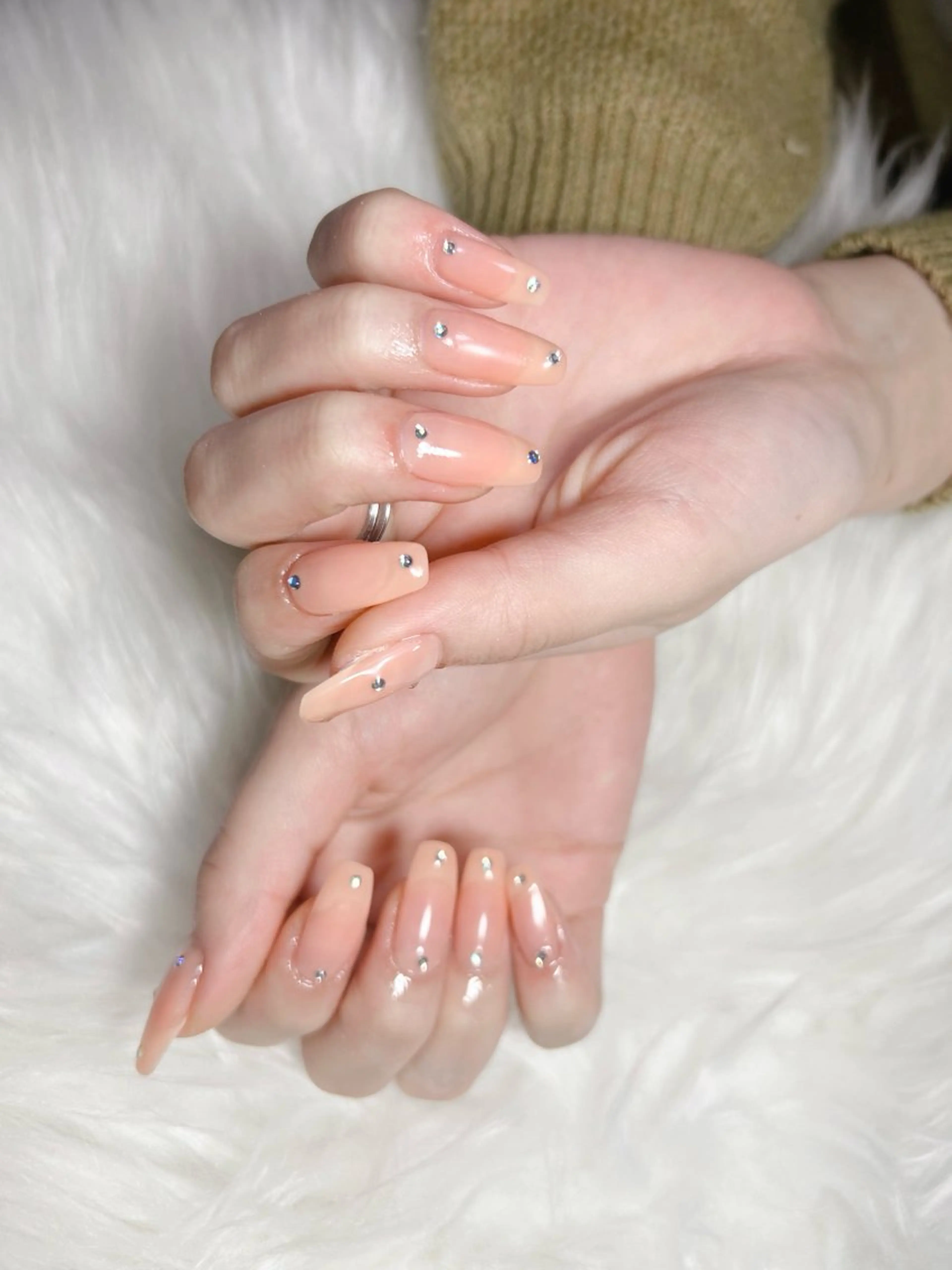 ネイル Melia　by attrait所属・Melia by attrait🌿杏のネイルデザイン