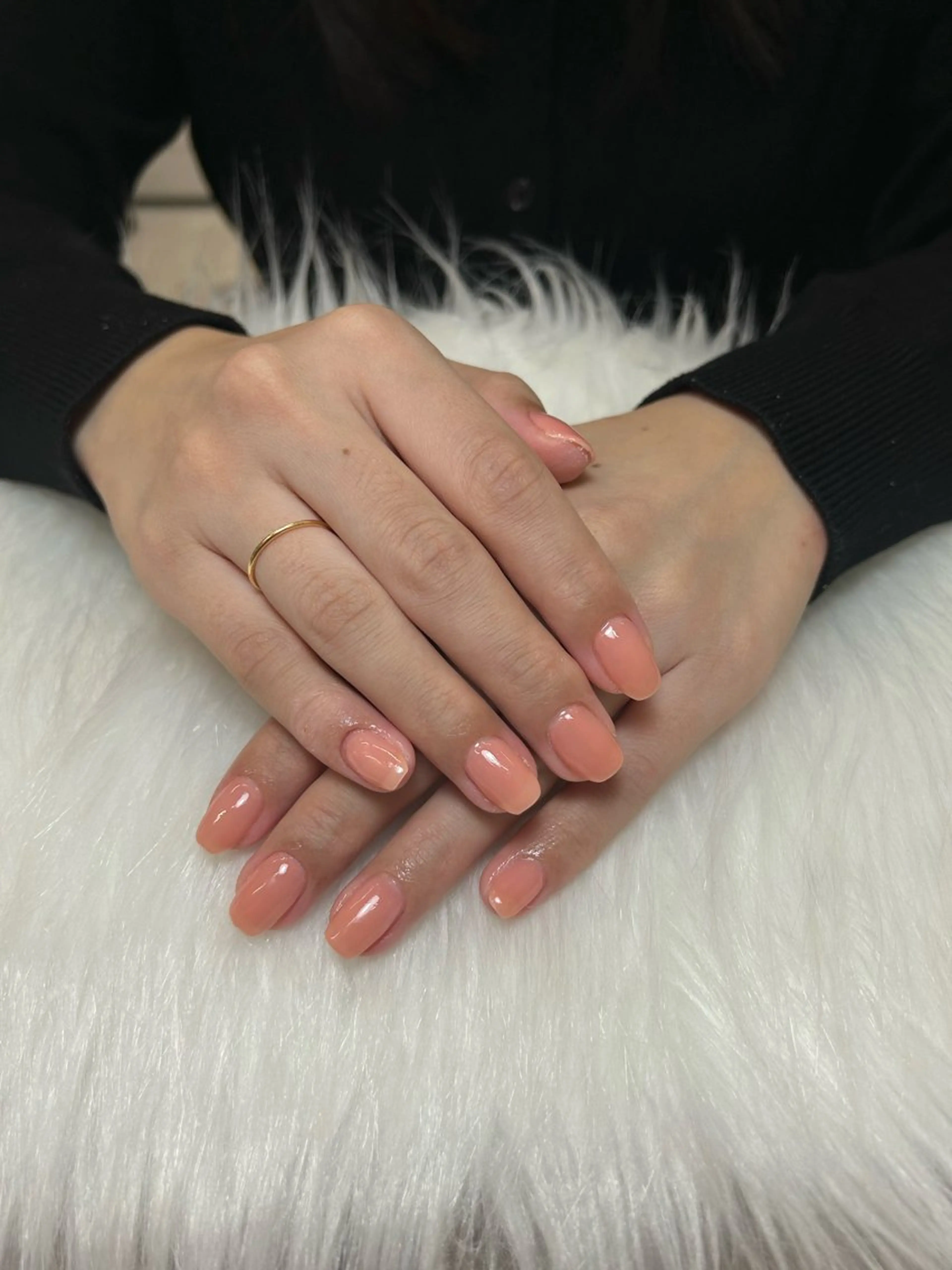 ネイル ワンカラーネイル MIHANAネイル ／RUNA ルナのネイルデザイン