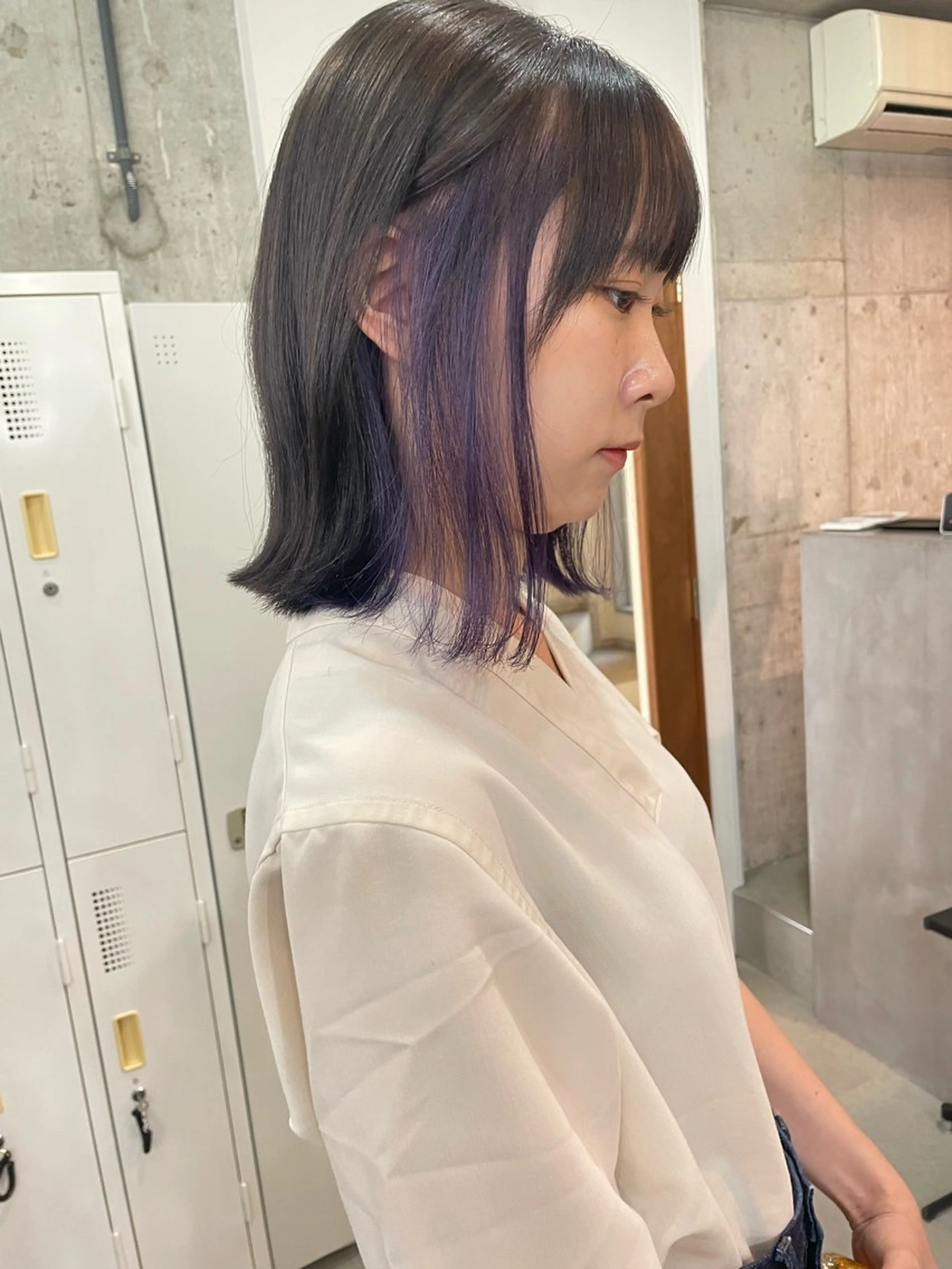ミディアム ヘアカラー トリートメント 横山 奈央のヘアスタイル