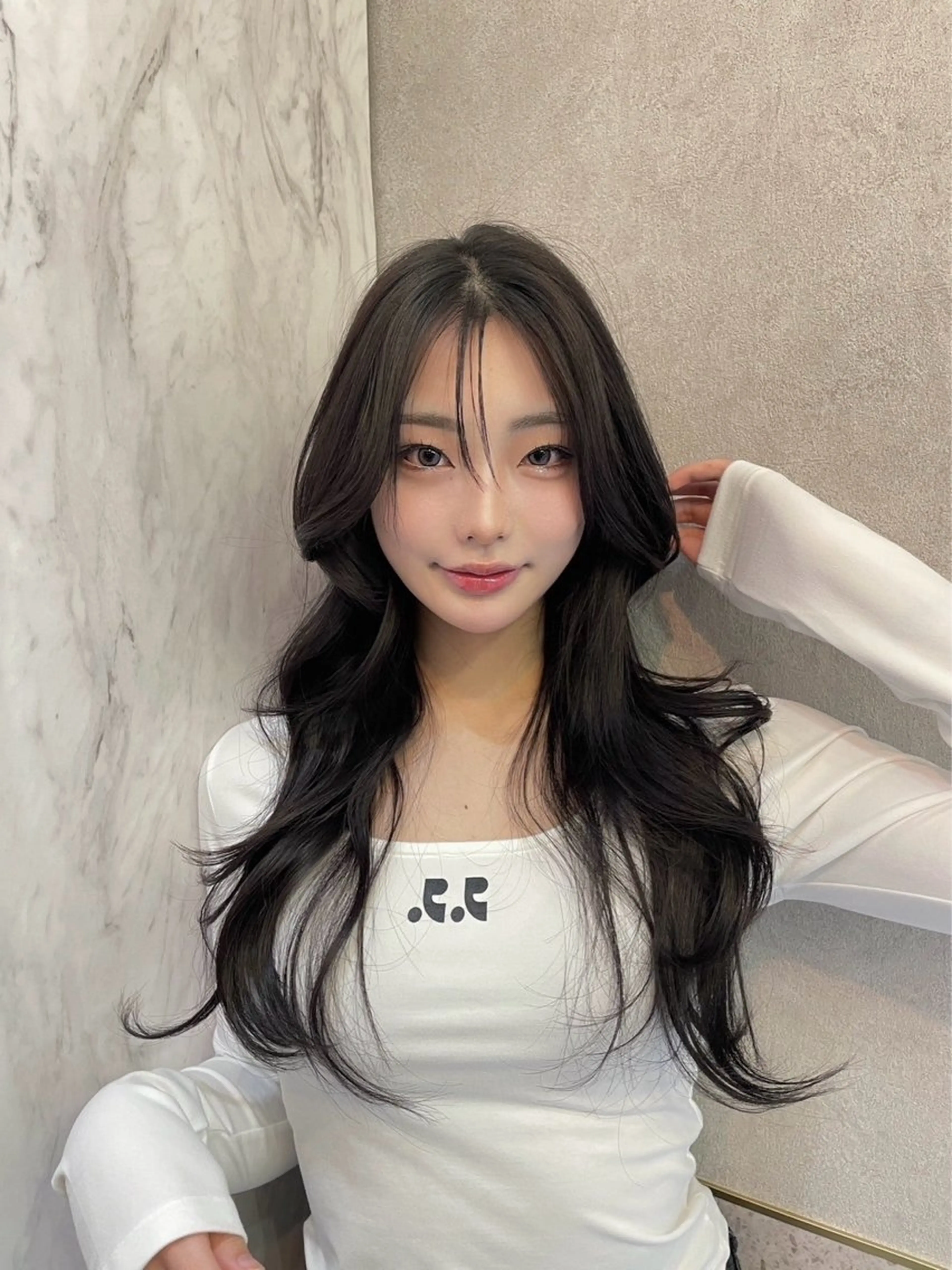 ロング ハイレイヤー レイヤーカット RIN🩶レイヤー /ハッシュカットのヘアスタイル