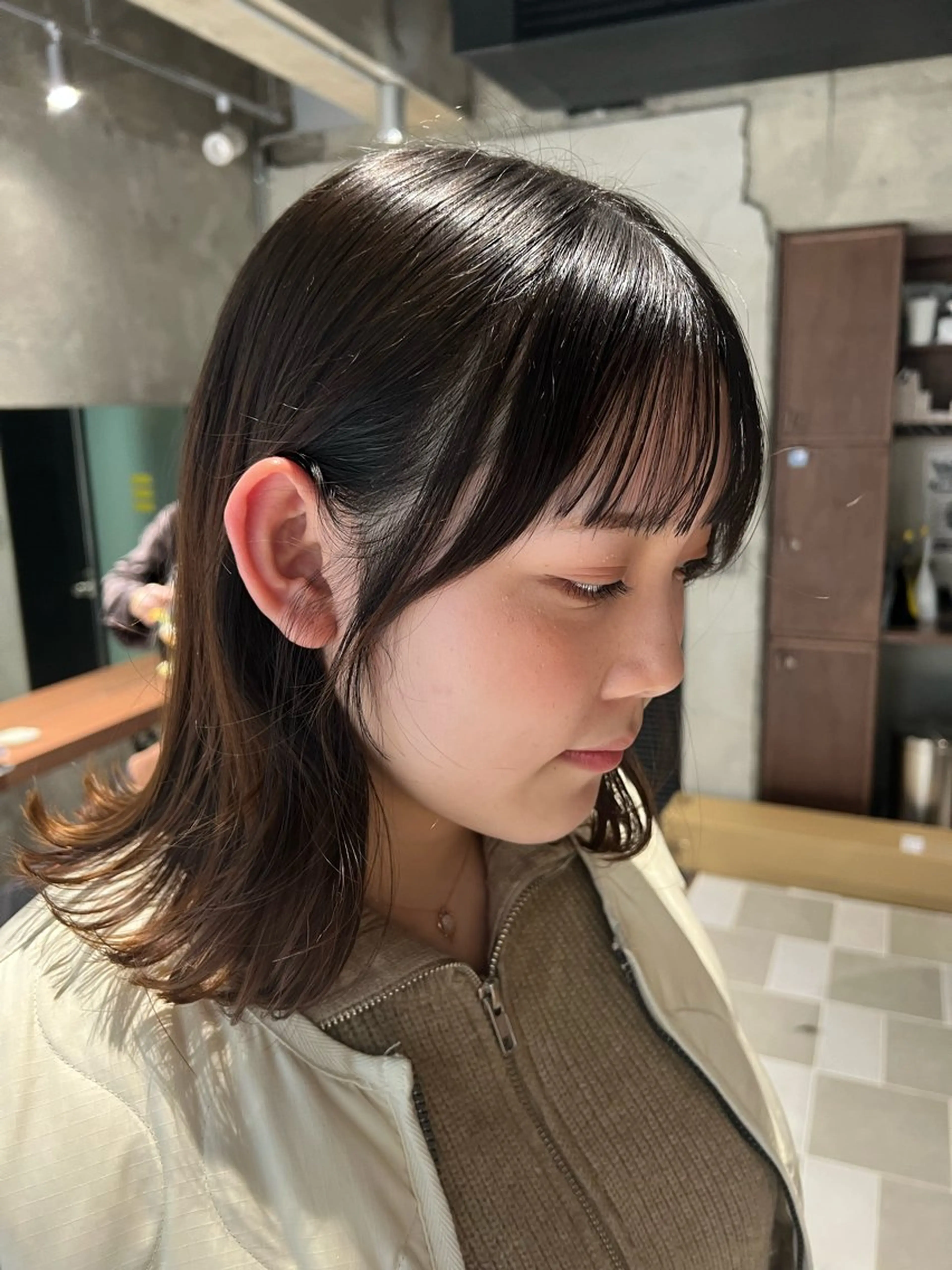 ミディアム カット nok所属・nok kaoriのヘアスタイル