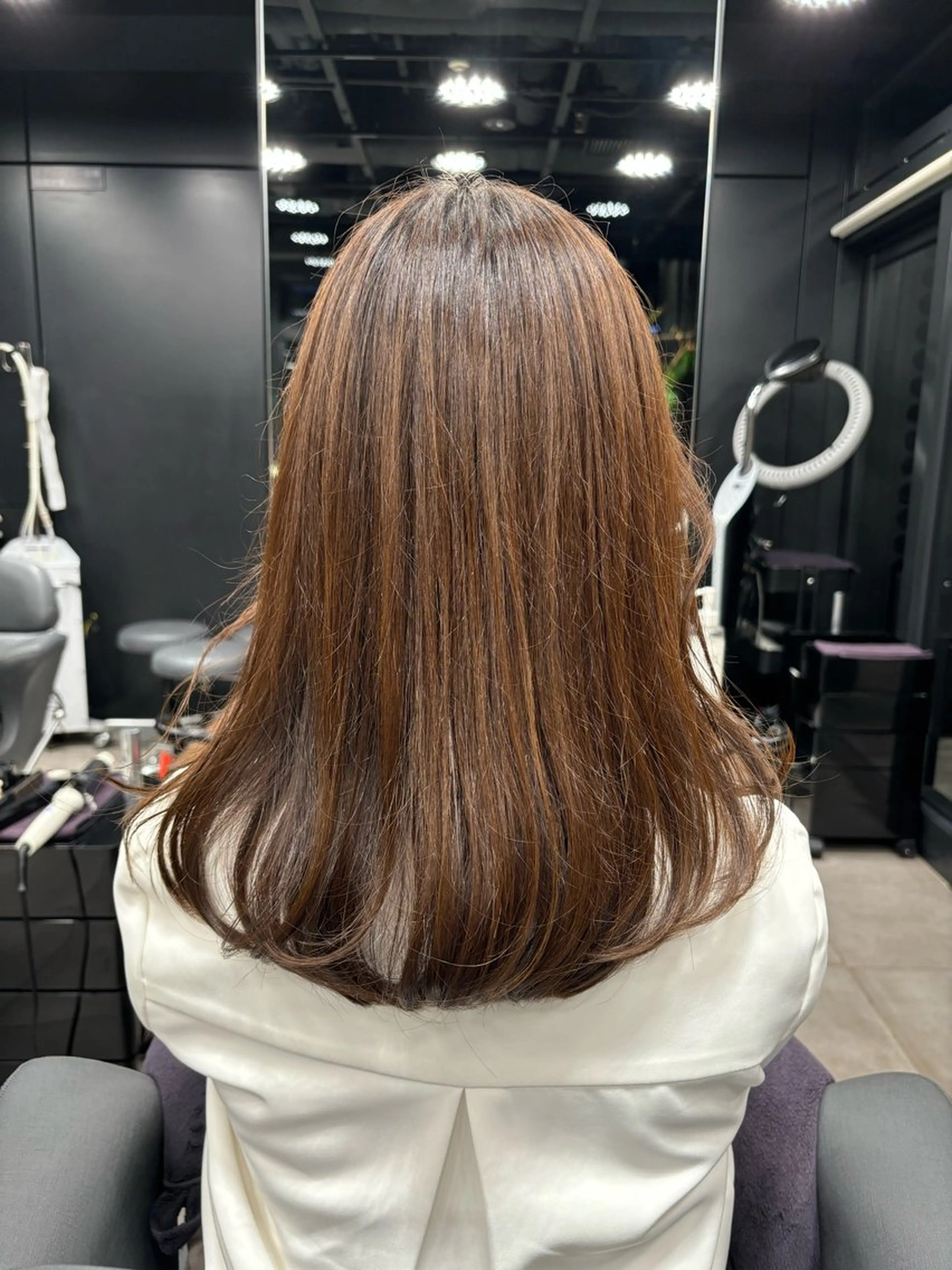 ミディアム LANVERY所属・カットモデル 募集中/礒部美沙のヘアスタイル