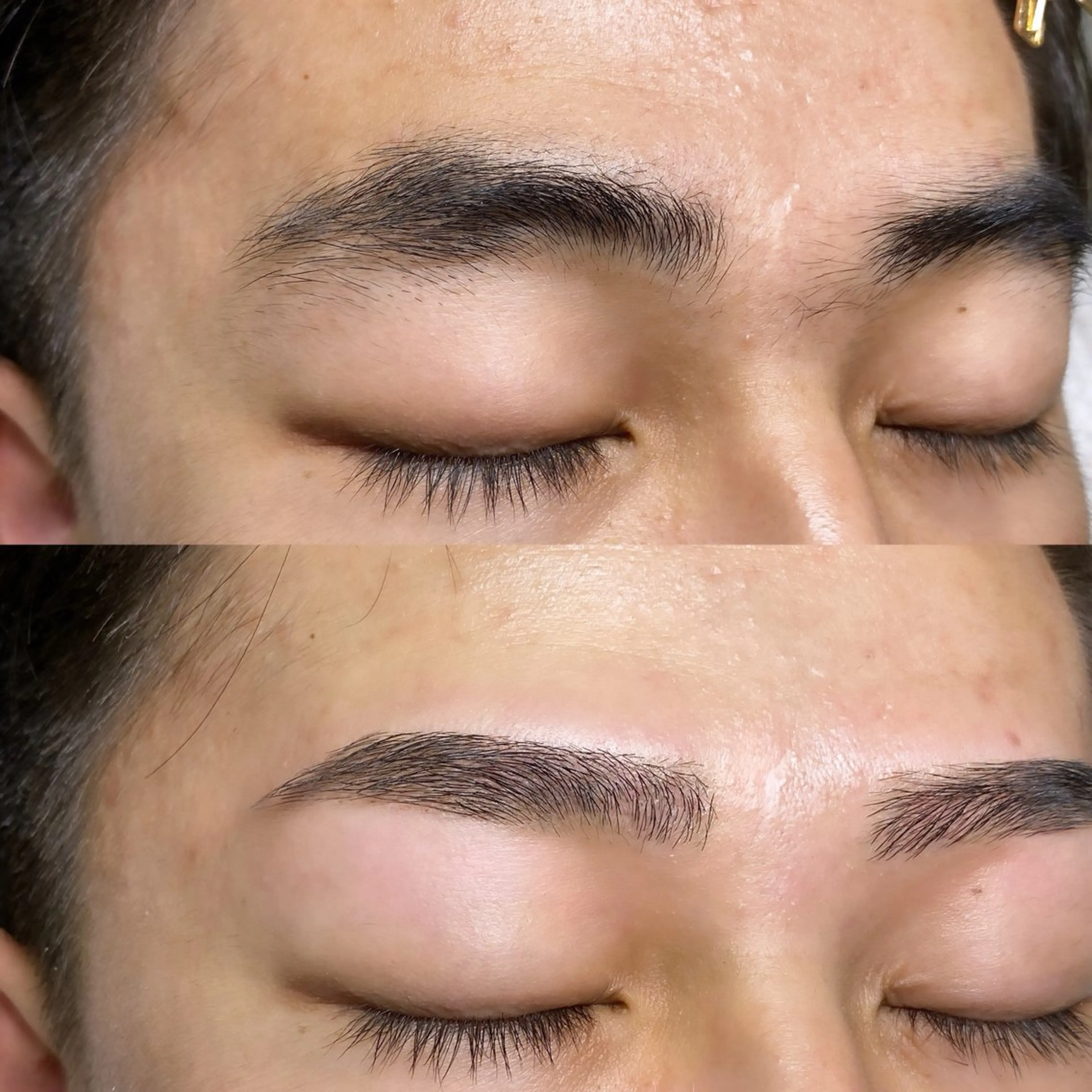 メンズアイブロウワックス＋間引きの写真