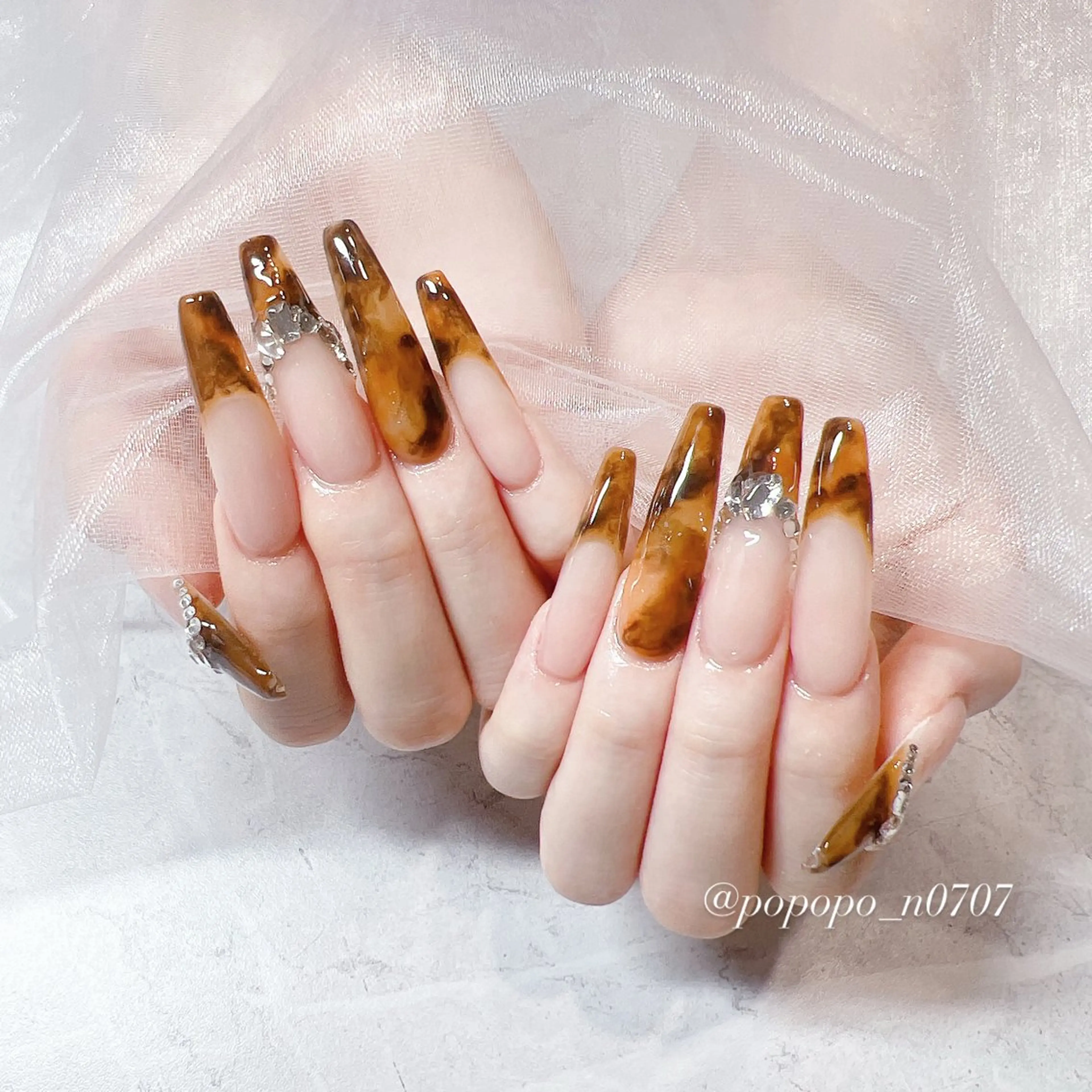 ネイル アクリルスカルプ専門 Superbe池袋のネイルデザイン